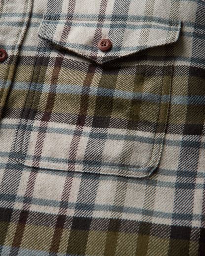 Patagonia Men Fjord Flannel Shirt Rinsed Green/Thermal Blue Shirts Longsleeve Shirt 42402 RSTW