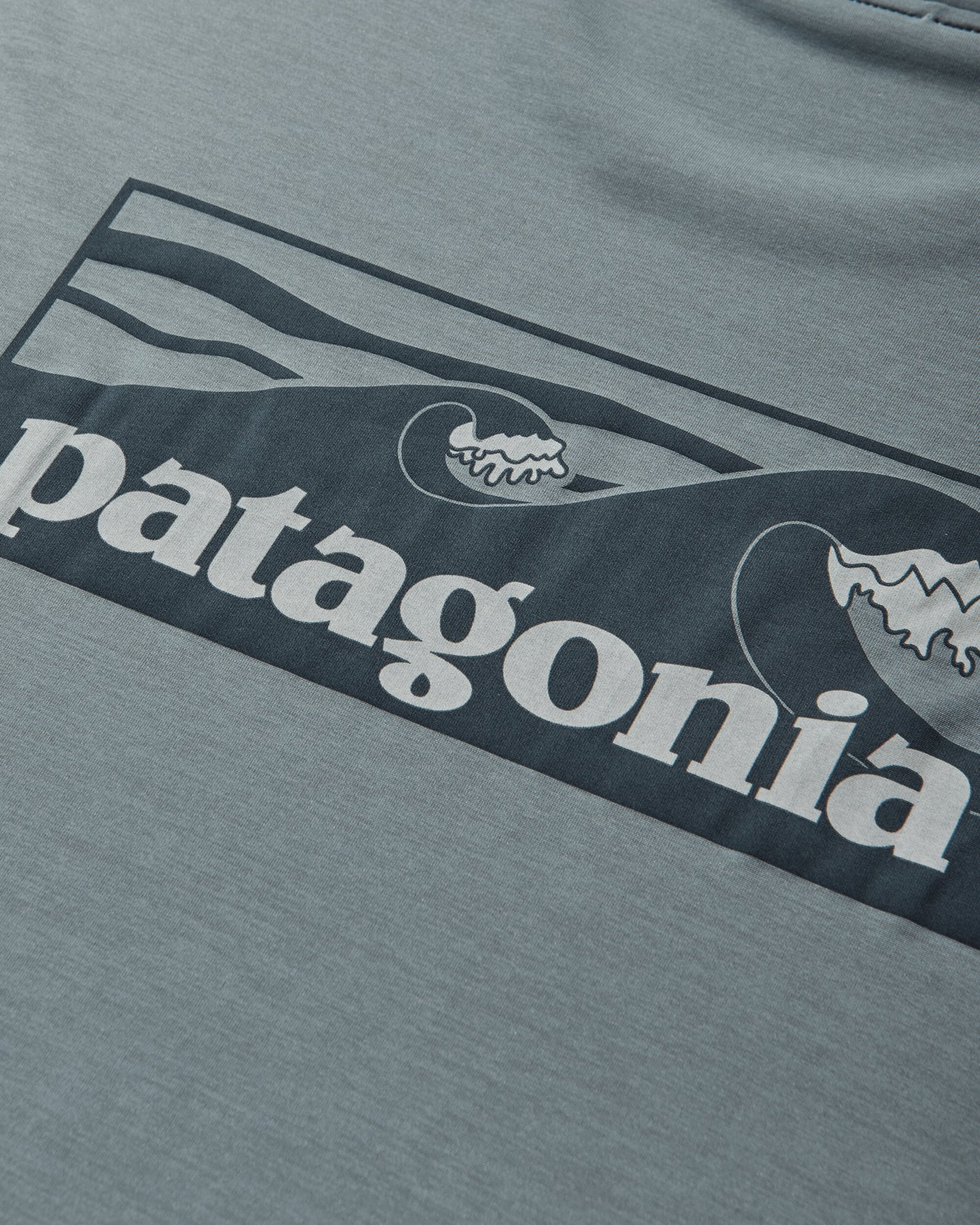 Patagonia M'S Cap Cool Daily Shirt - Boardshort Logo Blue Sage T-Shirts Shortsleeve 45481 BSLX