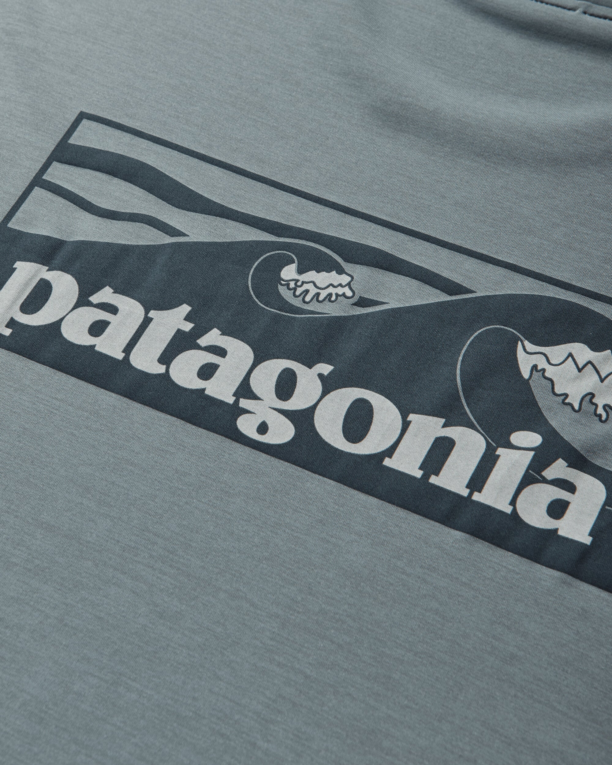 Patagonia M'S Cap Cool Daily Shirt - Boardshort Logo Blue Sage T-Shirts Shortsleeve 45481 BSLX