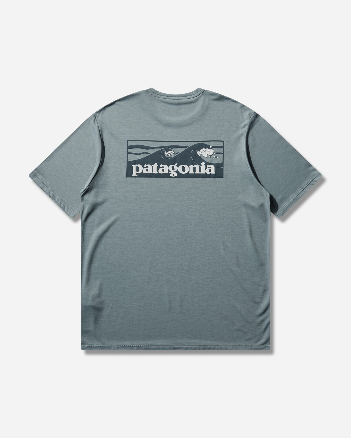 Patagonia M'S Cap Cool Daily Shirt - Boardshort Logo Blue Sage T-Shirts Shortsleeve 45481 BSLX