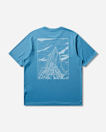 Patagonia M'S Cap Cool Daily Shirt - Cloud Crag Shore Blue T-Shirts Shortsleeve 45477 SHRX