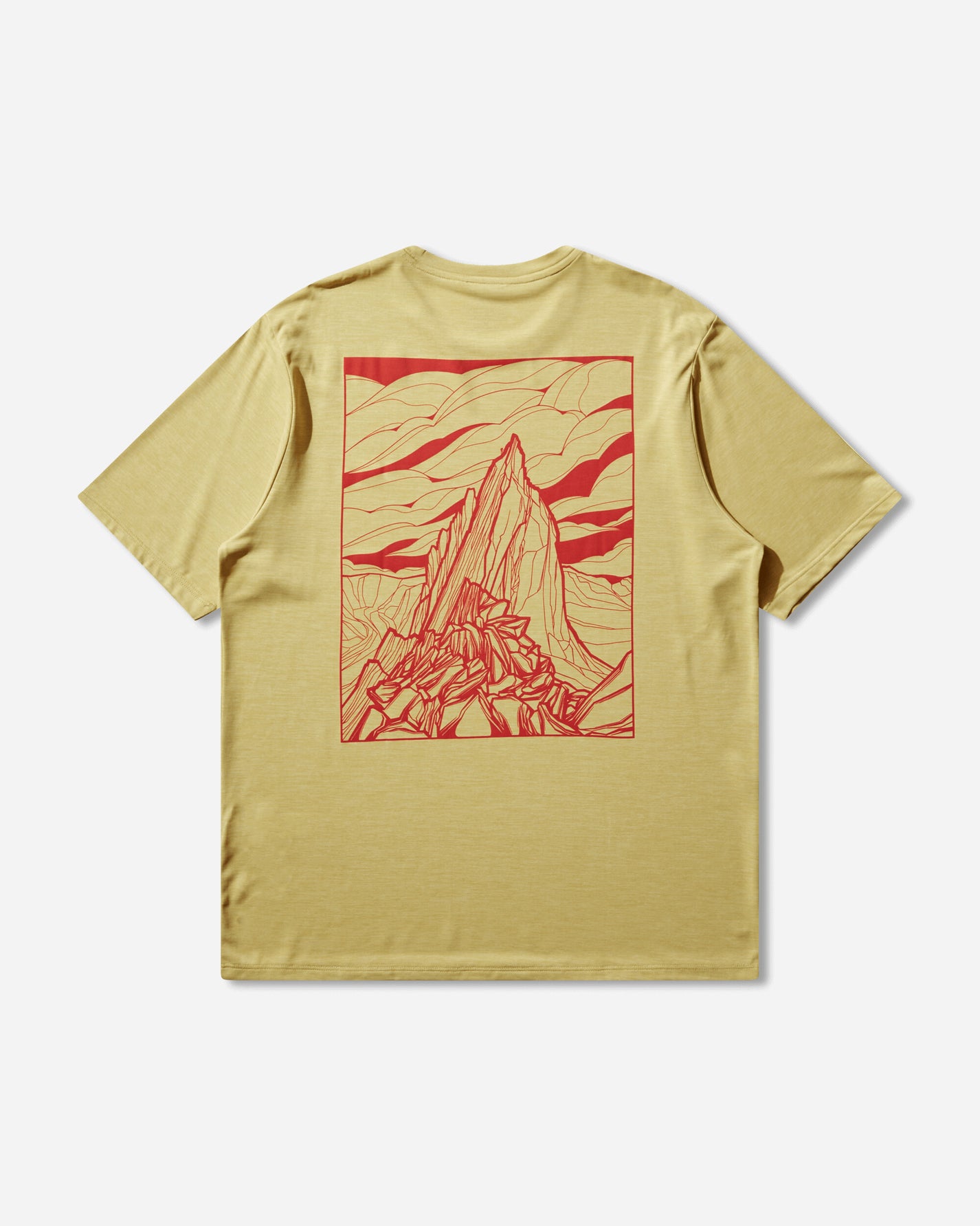 Patagonia M'S Cap Cool Daily Shirt - Cloud Crag Limestone Yellow T-Shirts Shortsleeve 45477 LMYX