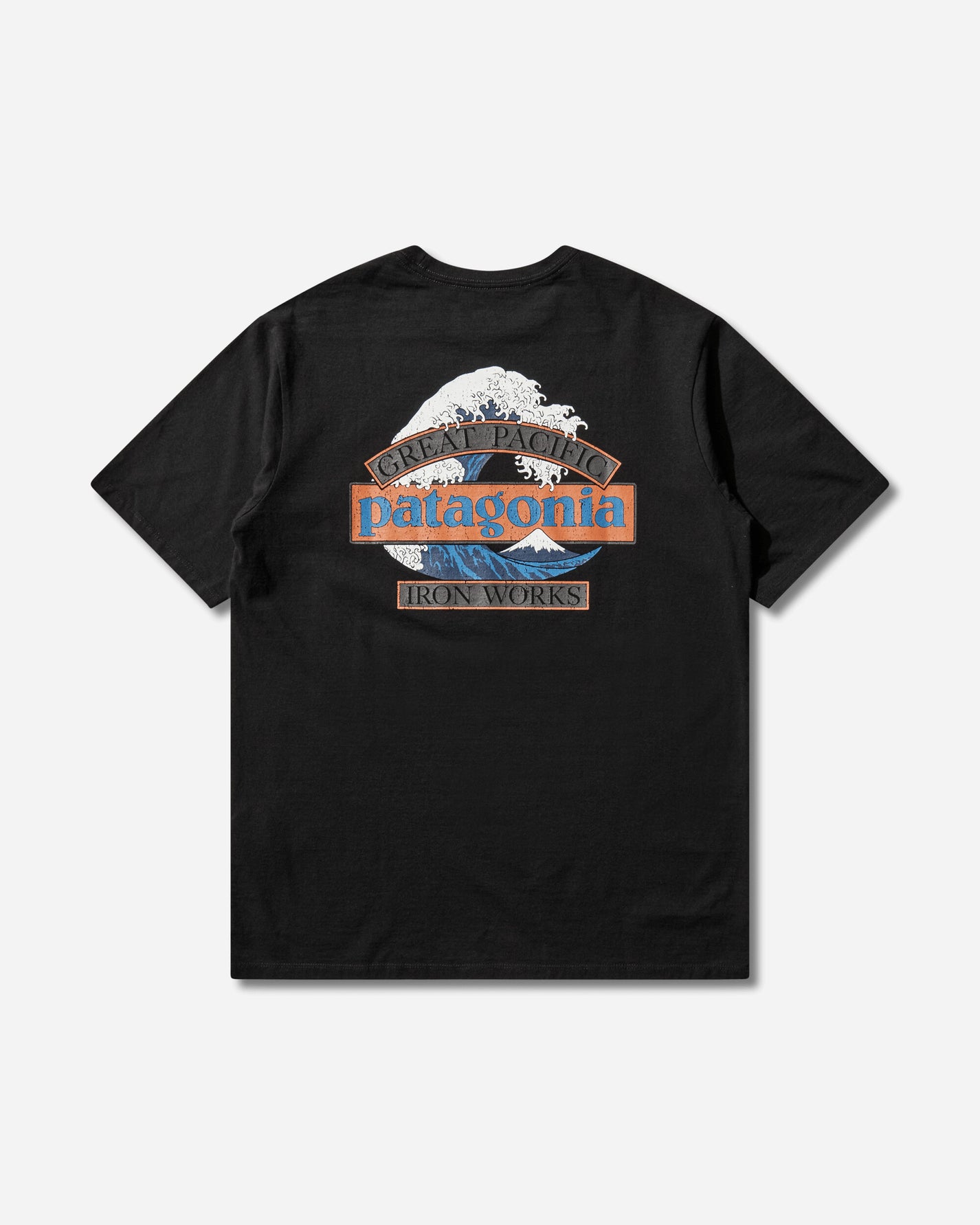 Patagonia M'S Great Waves Responsibili-Tee Black T-Shirts Shortsleeve 37873 BLK