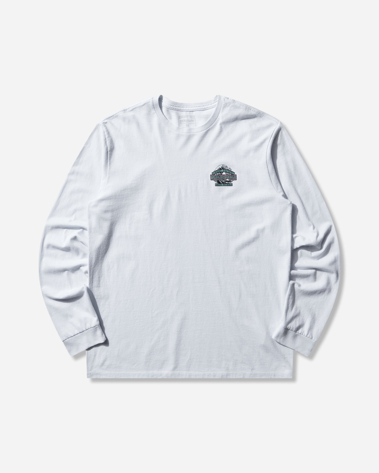Patagonia M'S L/S Great Waves Responsibili-Tee White T-Shirts Shortsleeve 37876 WHI