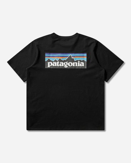 Patagonia M'S P-6 Logo Responsibili-Tee Black T-Shirts Shortsleeve 38504 BLK