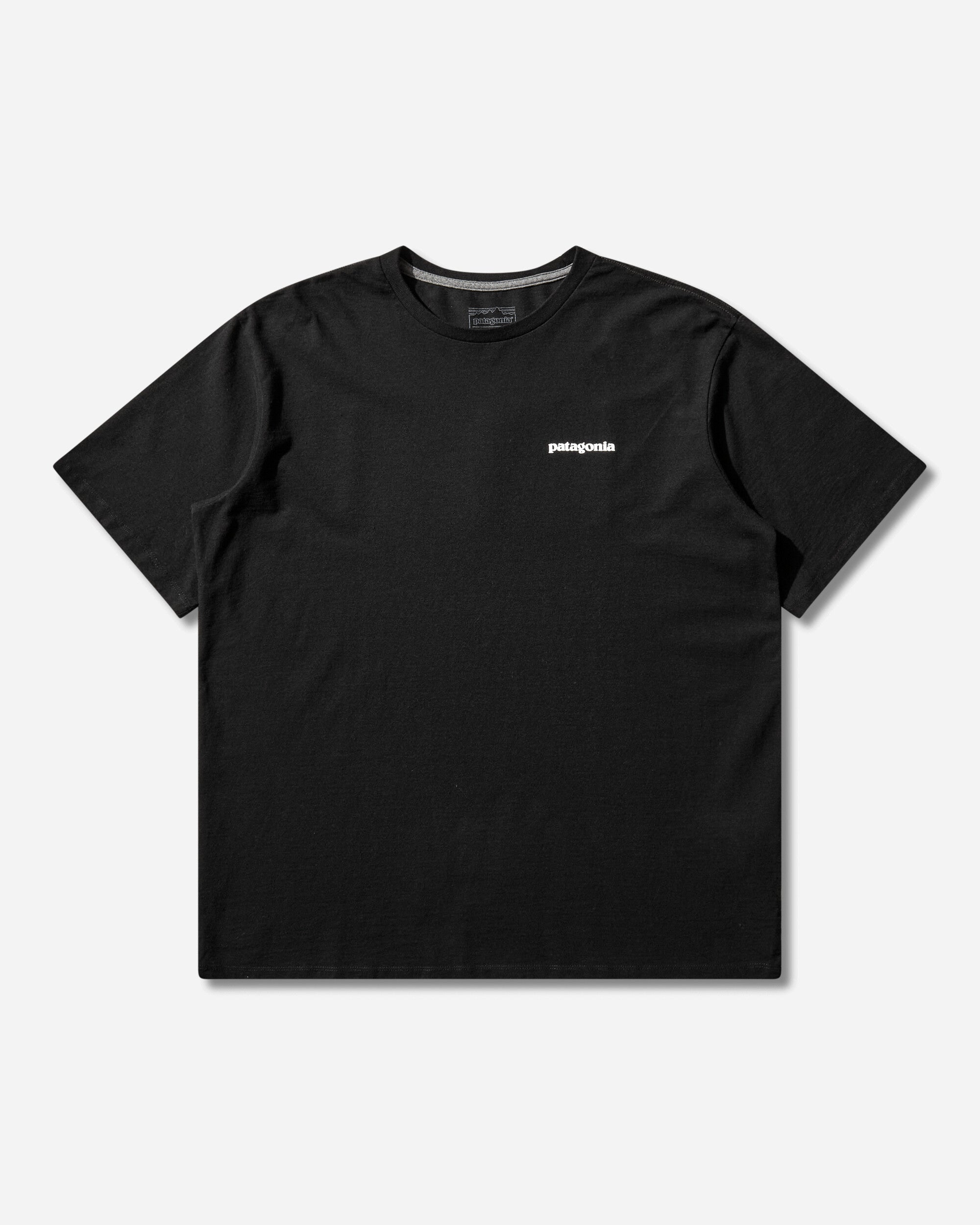 Patagonia M'S P-6 Logo Responsibili-Tee Black T-Shirts Shortsleeve 38504 BLK
