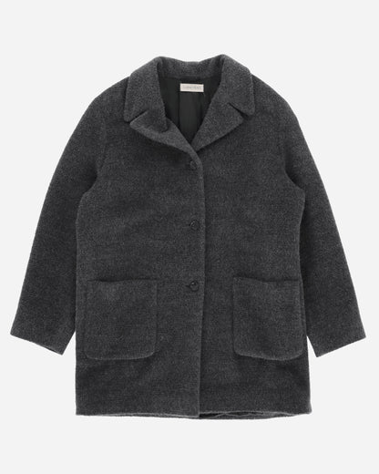 Pezze Vintage Wmns Caractère Coat Made In 40% Wool,30% Alpaca And 30% Mohair Grey Coats and Jackets Coats 0572419 1