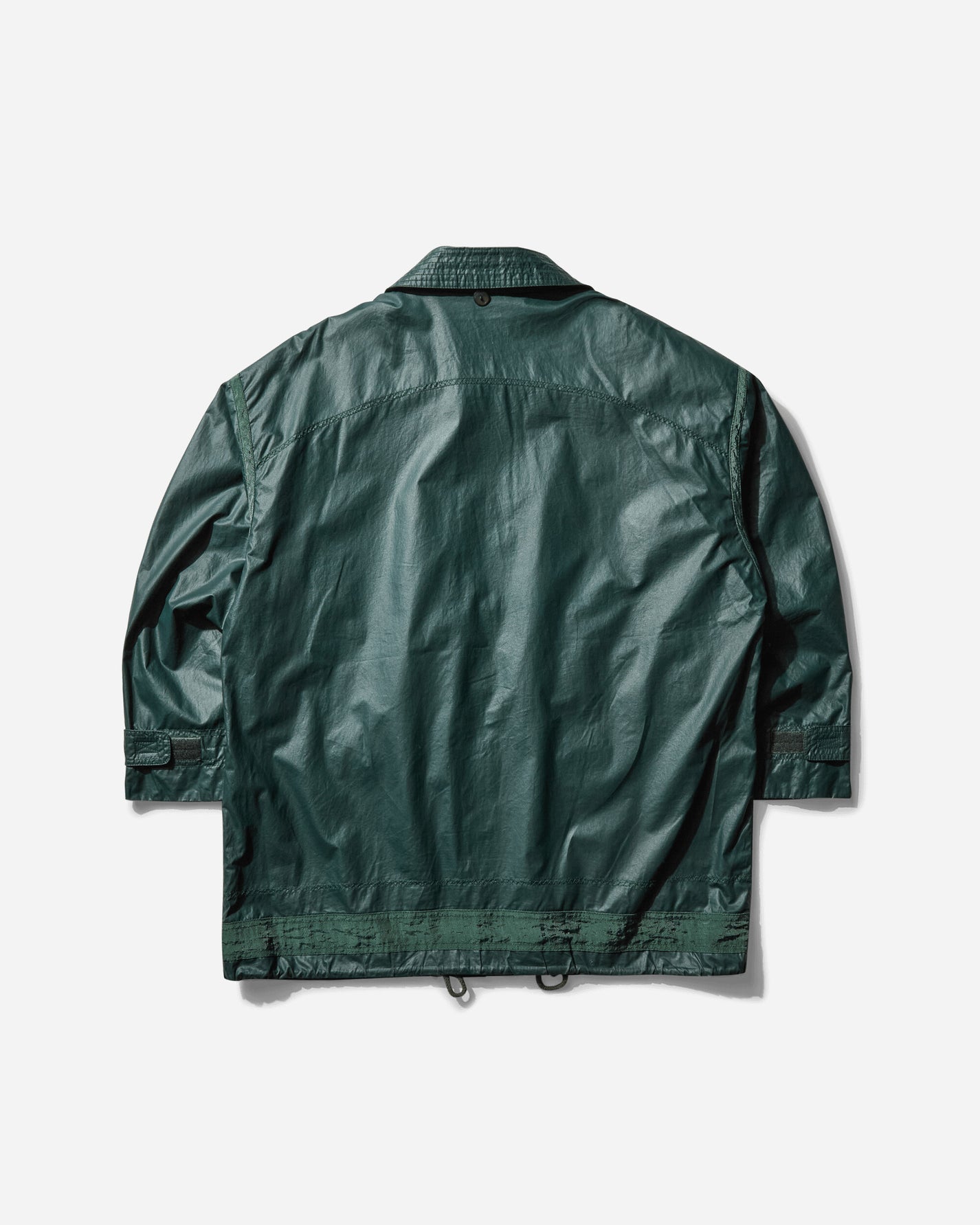 Pezze Vintage Dark Green Raincoat Jacket Green Coats and Jackets Coats 47246 1