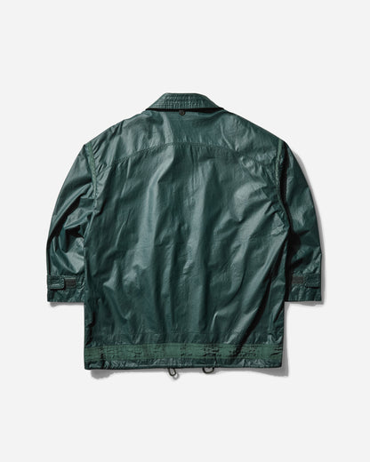 Pezze Vintage Dark Green Raincoat Jacket Green Coats and Jackets Coats 47246 1