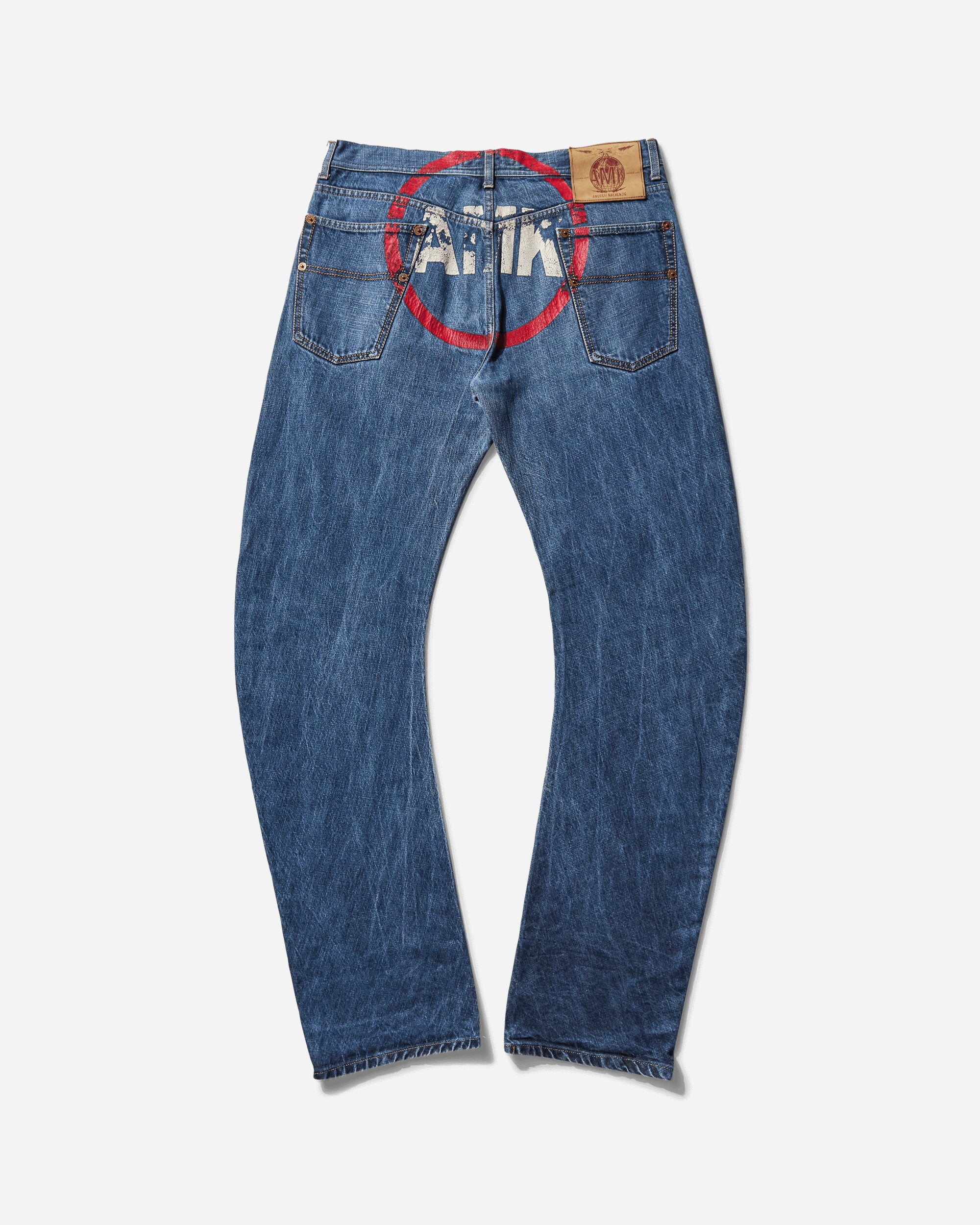 Pezze Vintage Andrew Mackenzie Jeans Blue Pants Denim 572414 1