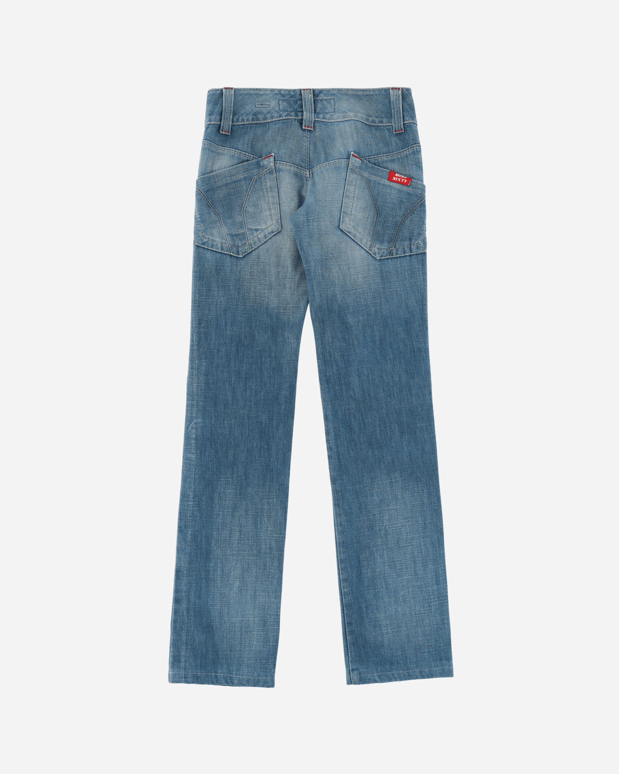 Pezze Vintage Wmns Miss Sixty Low Waist Flared Jeans Blue Pants Denim 0672421 1