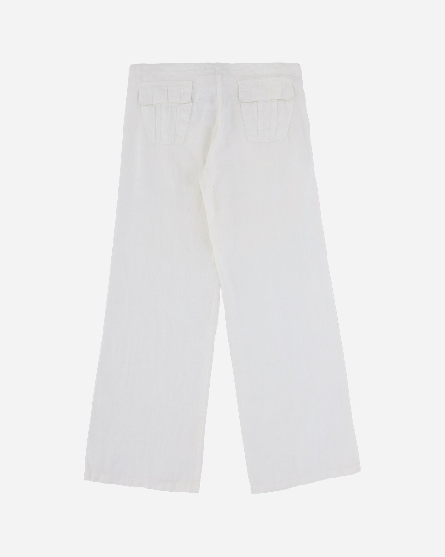 Pezze Vintage Wmns Dolce & Gabbana White Flared Trousers White Pants Flare 0672430 1