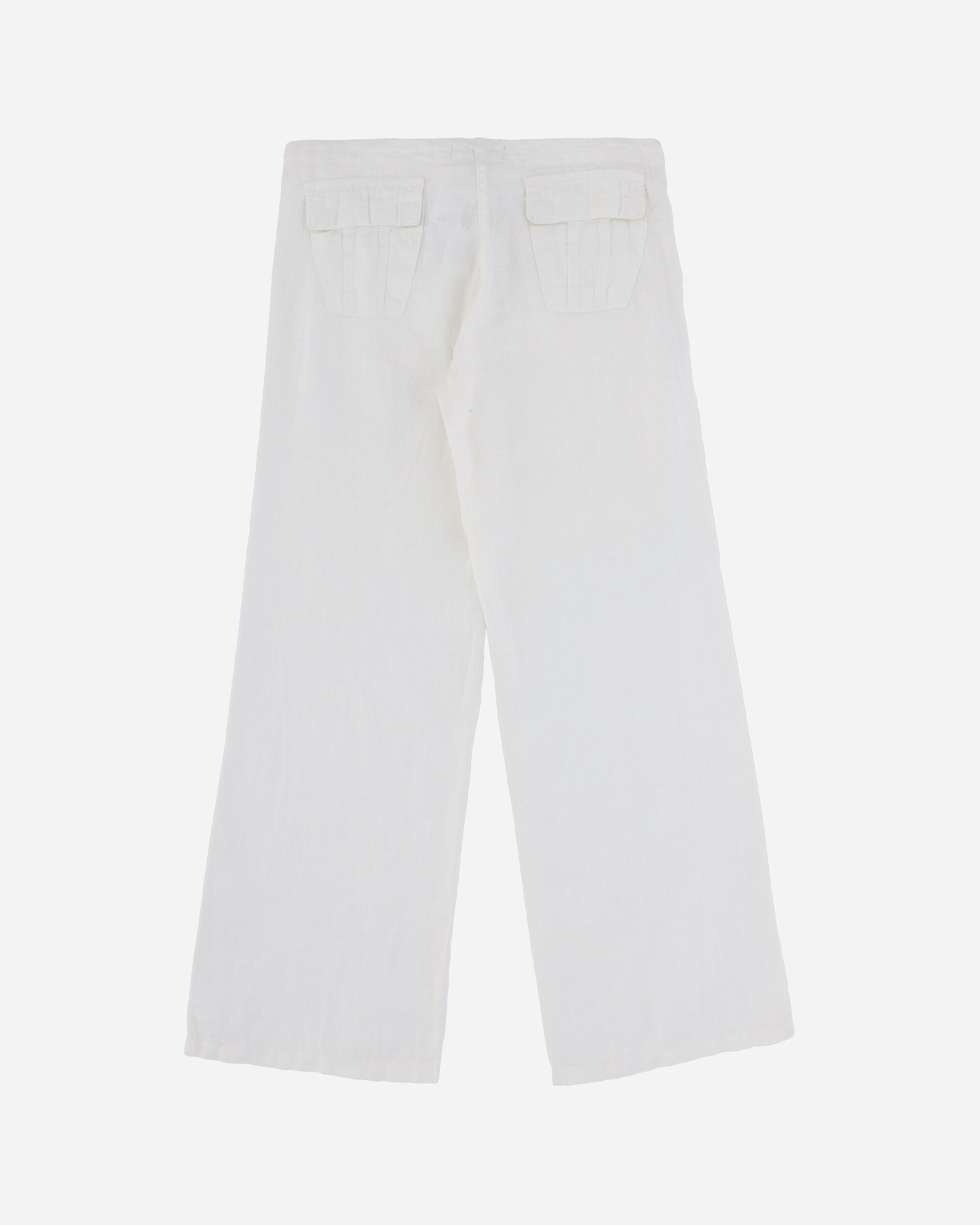 Pezze Vintage Wmns Dolce & Gabbana White Flared Trousers White Pants Flare 0672430 1