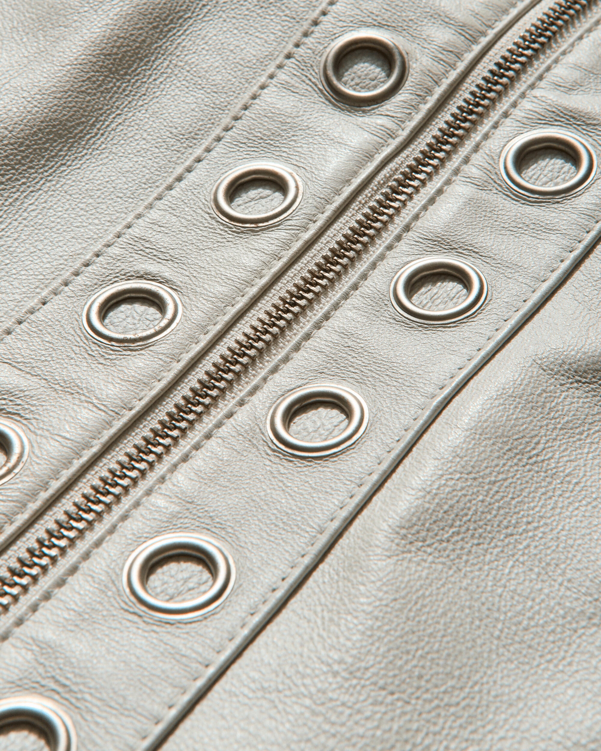 Pezze Vintage Wmns Kara White Leather Jacket White Coats and Jackets Leather Jackets 0572411 1