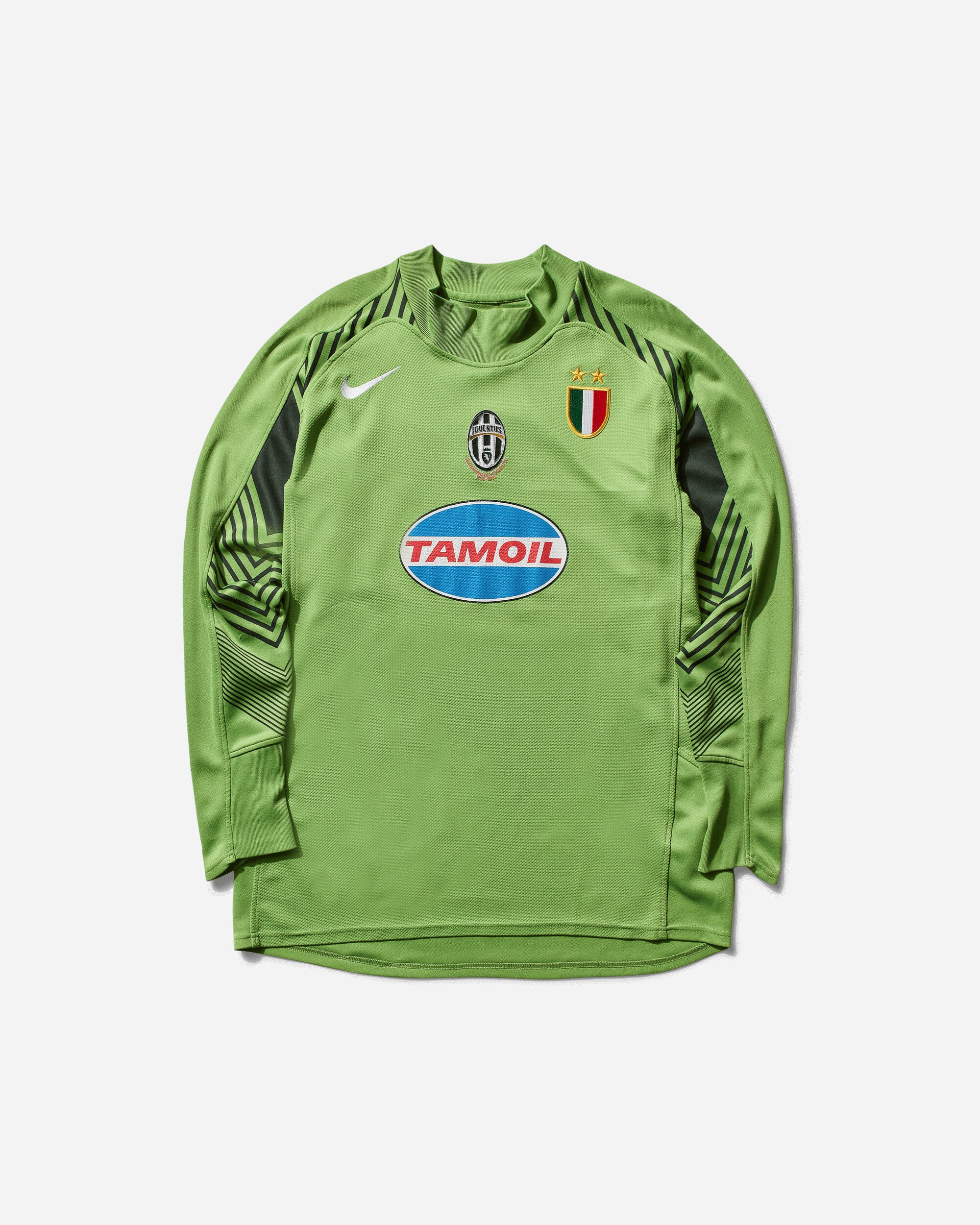 Pezze Vintage Juventus Training Top Buffon Green T-Shirts Longsleeve 1009 1