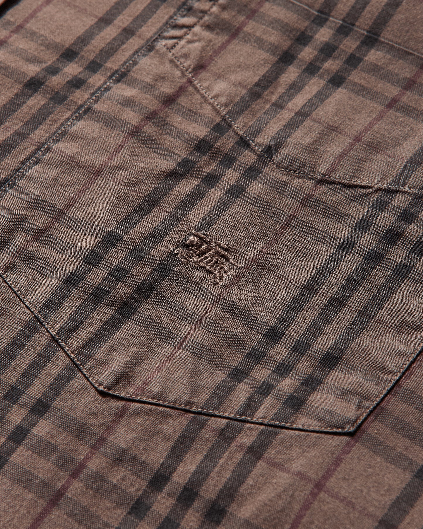 Pezze Vintage Burberry Brown Shirt Brown Shirts Longsleeve Shirt 27249 1