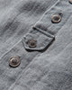 Pezze Vintage Wmns Raw Linen Overshirt Grey Shirts Longsleeve Shirt 027245 1