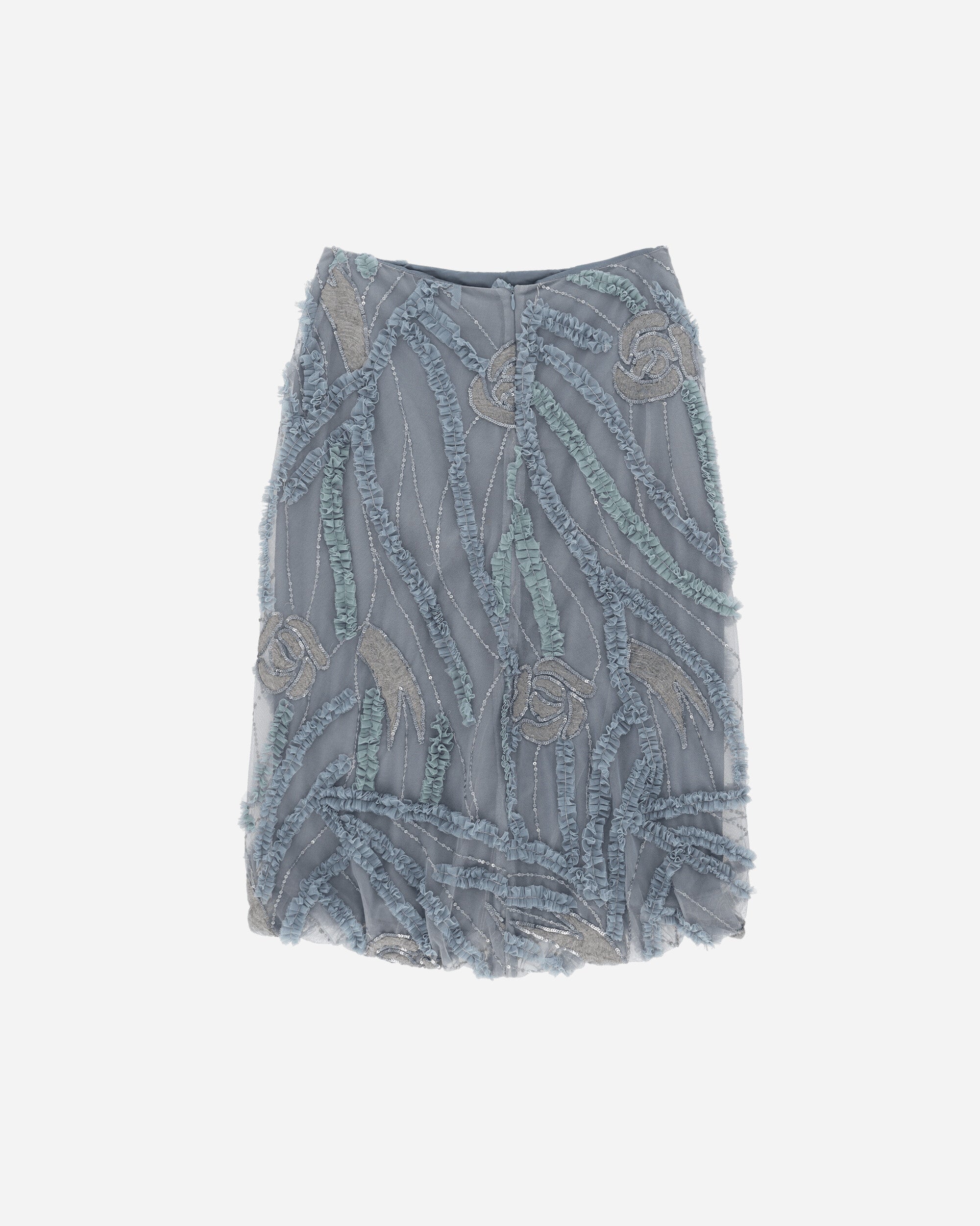 Pezze Vintage Wmns Light Blue Tulle Skirt Blue Skirts Maxi 0772425 1