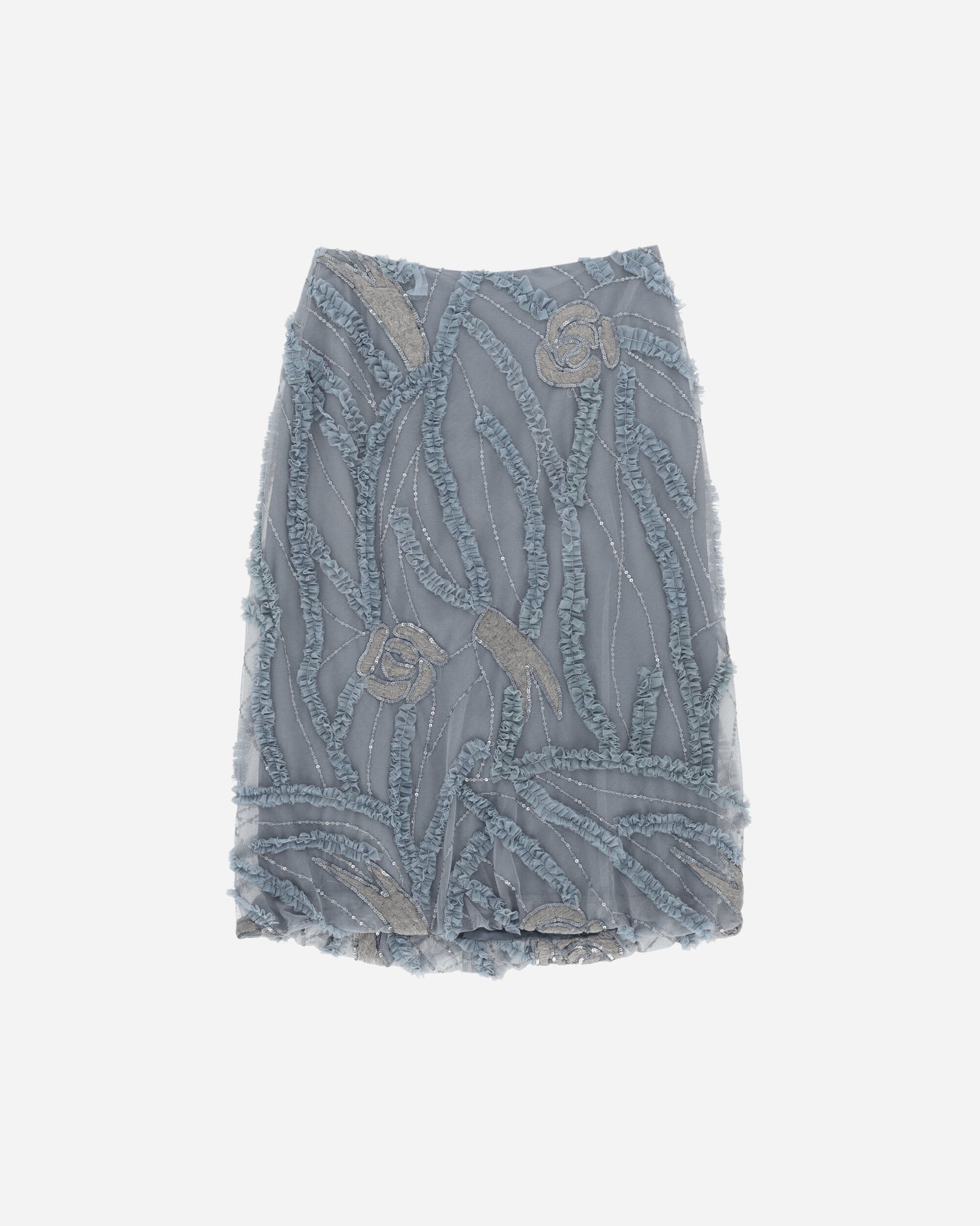 Pezze Vintage Wmns Light Blue Tulle Skirt Blue Skirts Maxi 0772425 1