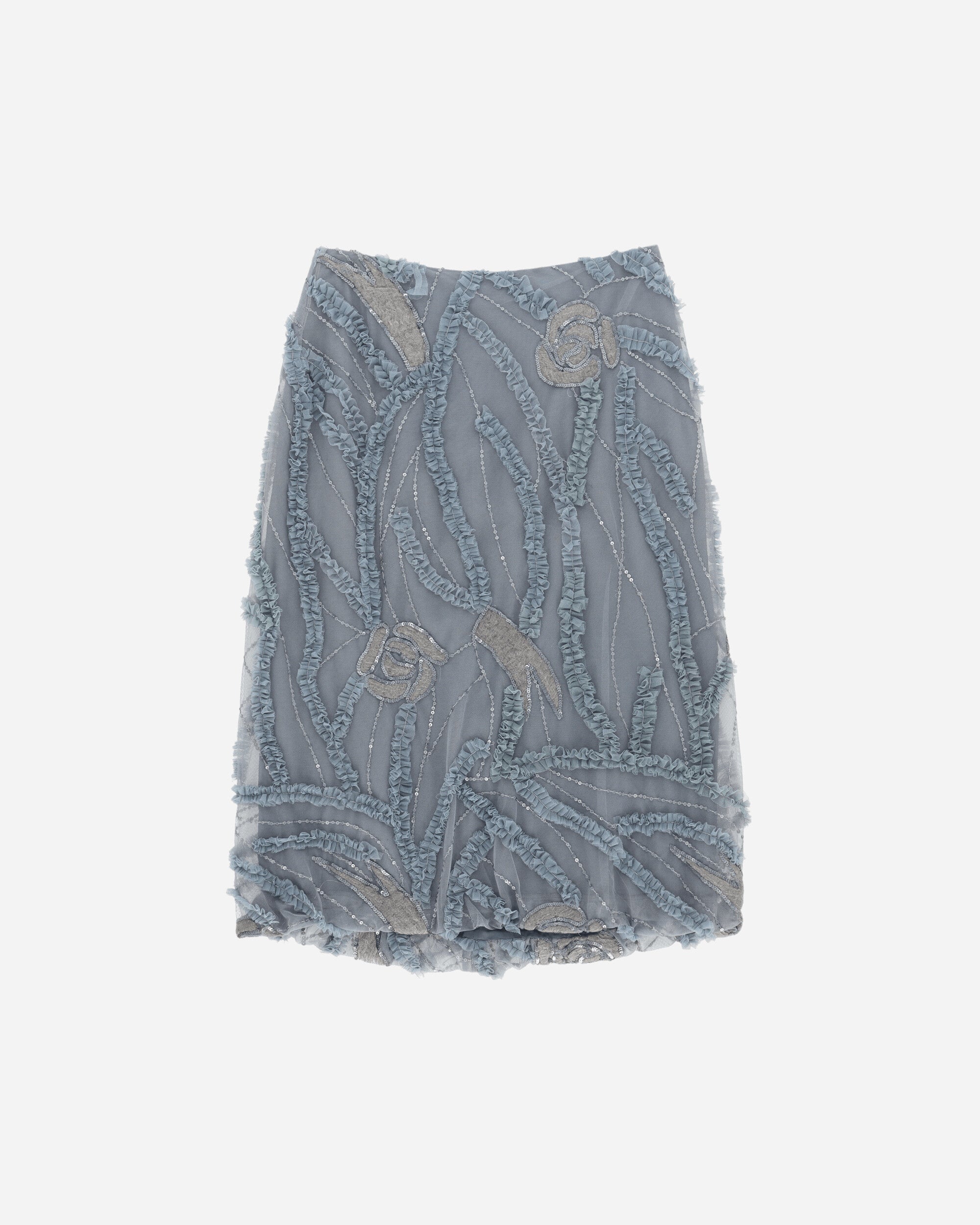 Pezze Vintage Wmns Light Blue Tulle Skirt Blue Skirts Maxi 0772425 1