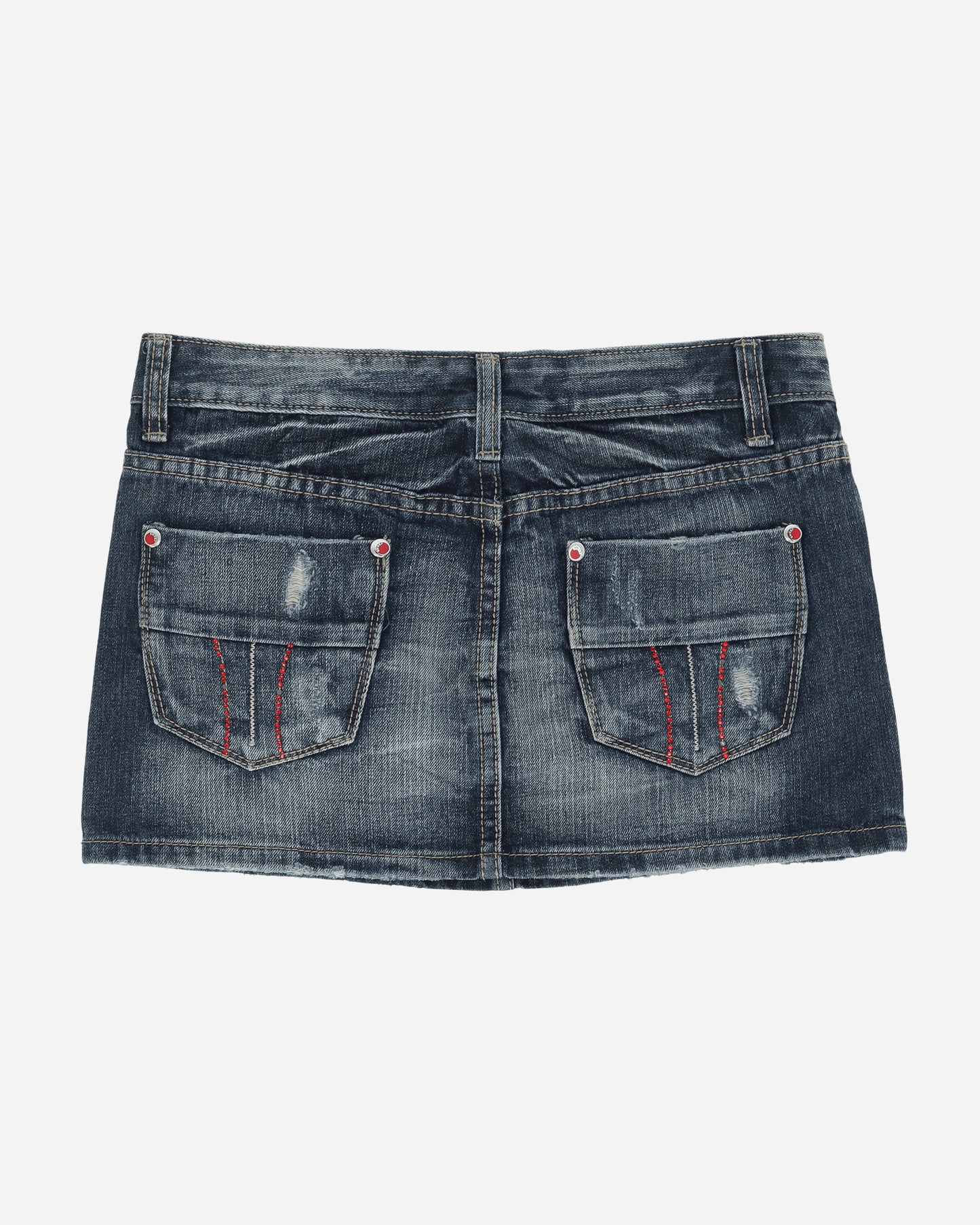 Pezze Vintage Wmns Denim Mini Skirt From The 00S Blue Skirts Mini 0772413 1