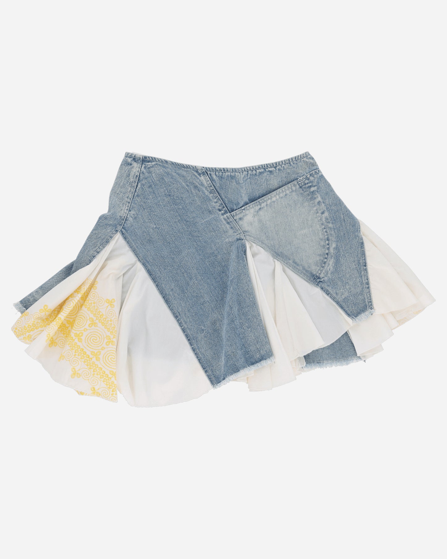 Pezze Vintage Wmns  Denim Zipper Skirt Blue Skirts Mini 0772421 1