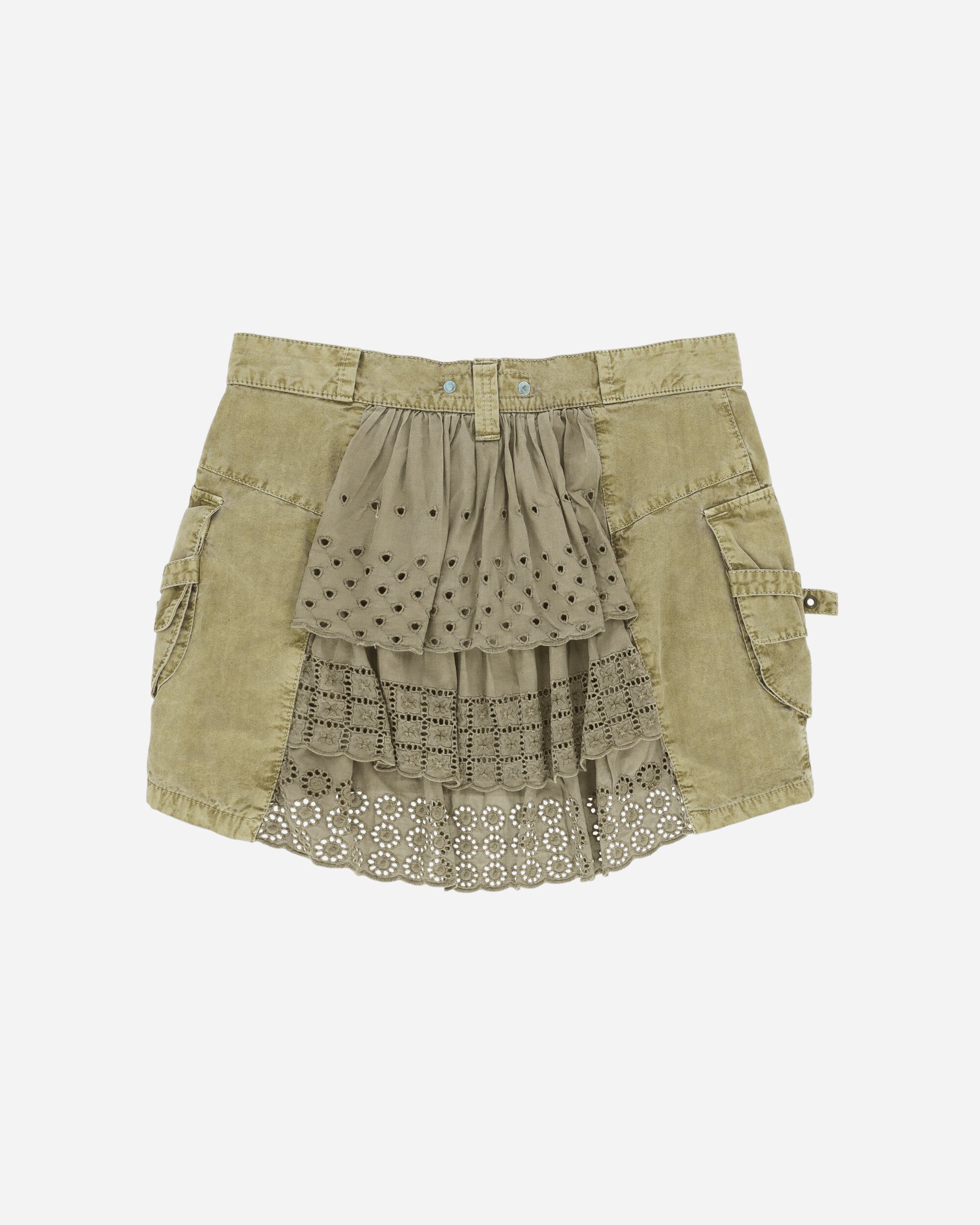 Pezze Vintage Wmns Fornarina Mini Skirt From The 00S Green Skirts Mini 077249 1