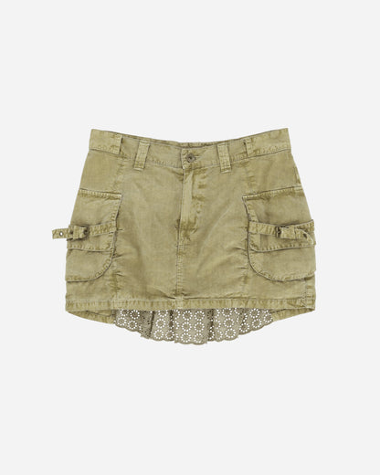 Pezze Vintage Wmns Fornarina Mini Skirt From The 00S Green Skirts Mini 077249 1
