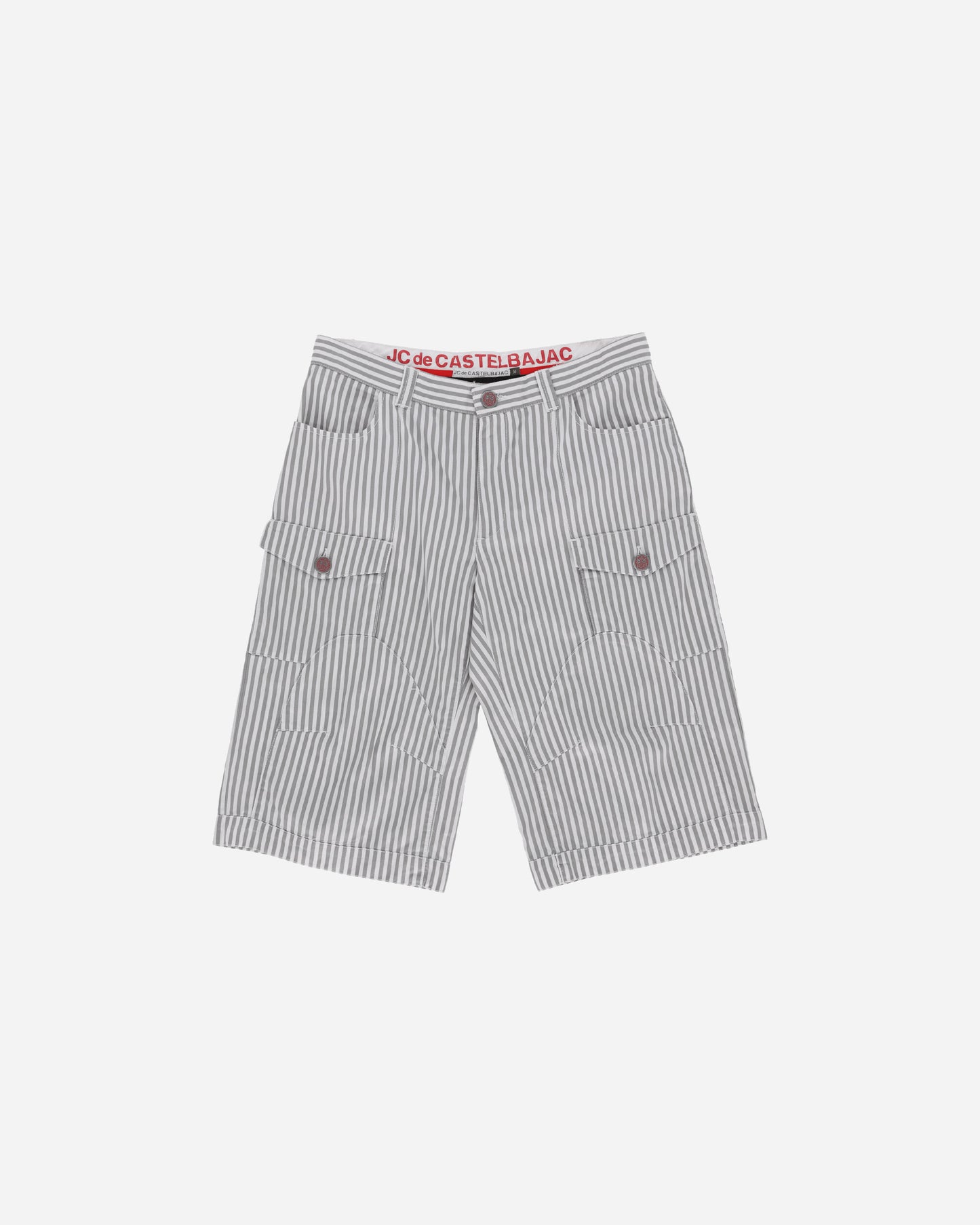 Pezze Vintage Jc De Castelbajac Striped Shorts White Shorts Short 572421 1