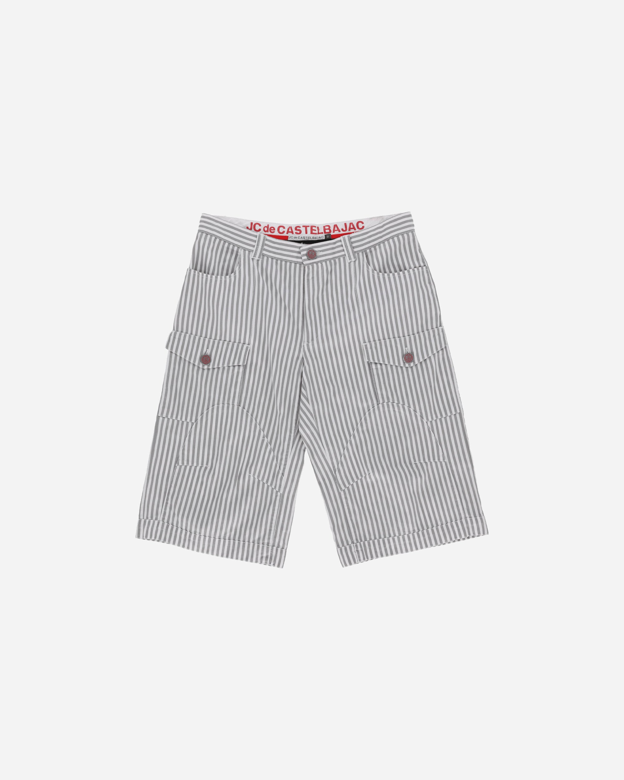 Pezze Vintage Jc De Castelbajac Striped Shorts White Shorts Short 572421 1