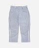 Pezze Vintage Wmns Marithé François Girbaud Striped Capri Trousers Blue Shorts Short 0772419 1