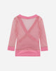 Pezze Vintage Wmns Pink Mesh Top From The 00S Pink T-Shirts Shortsleeve 017243 1