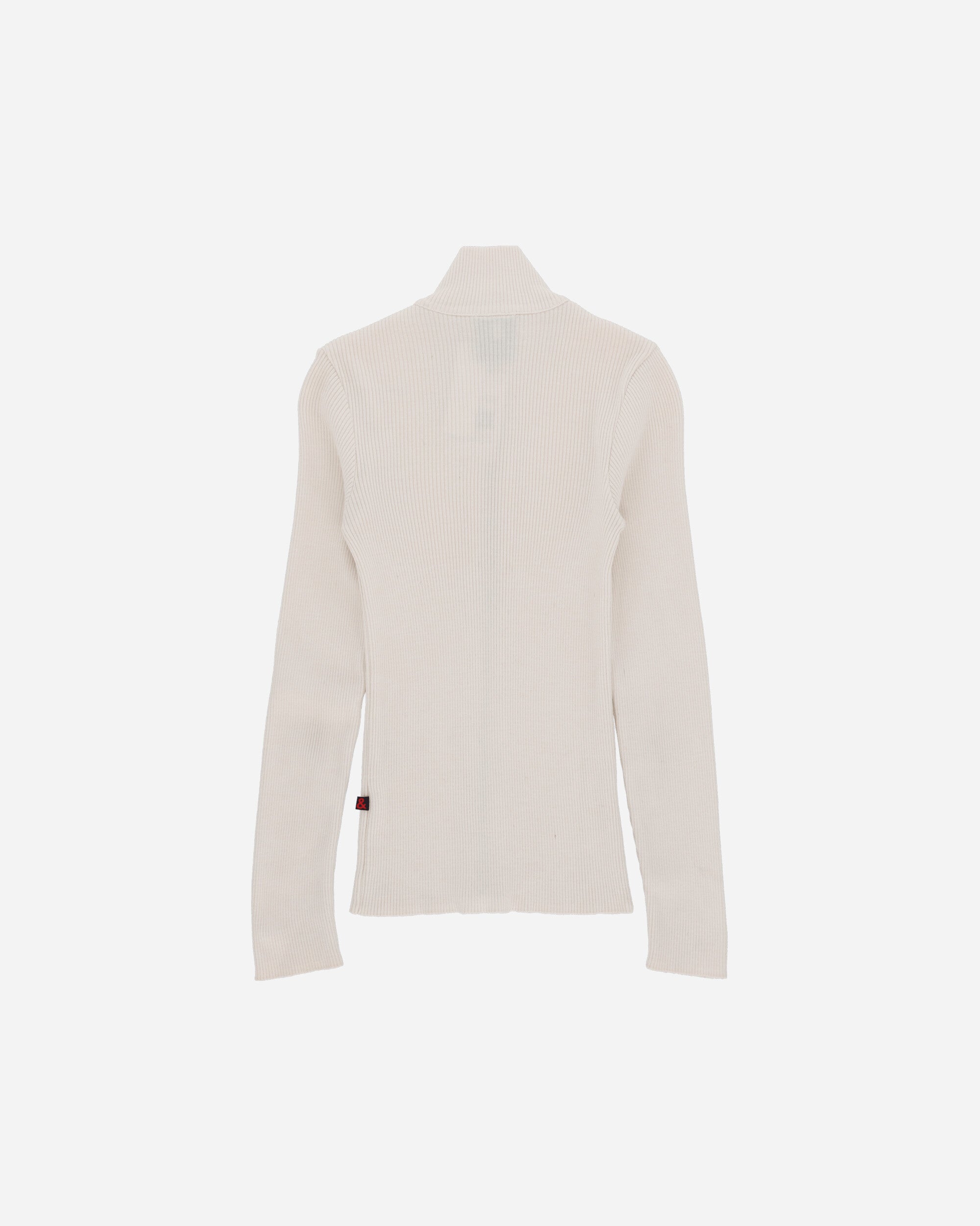 Pezze Vintage Wmns Dolce & Gabbana Knit Top With Zipper White Knitwears Sweaters 037243 1