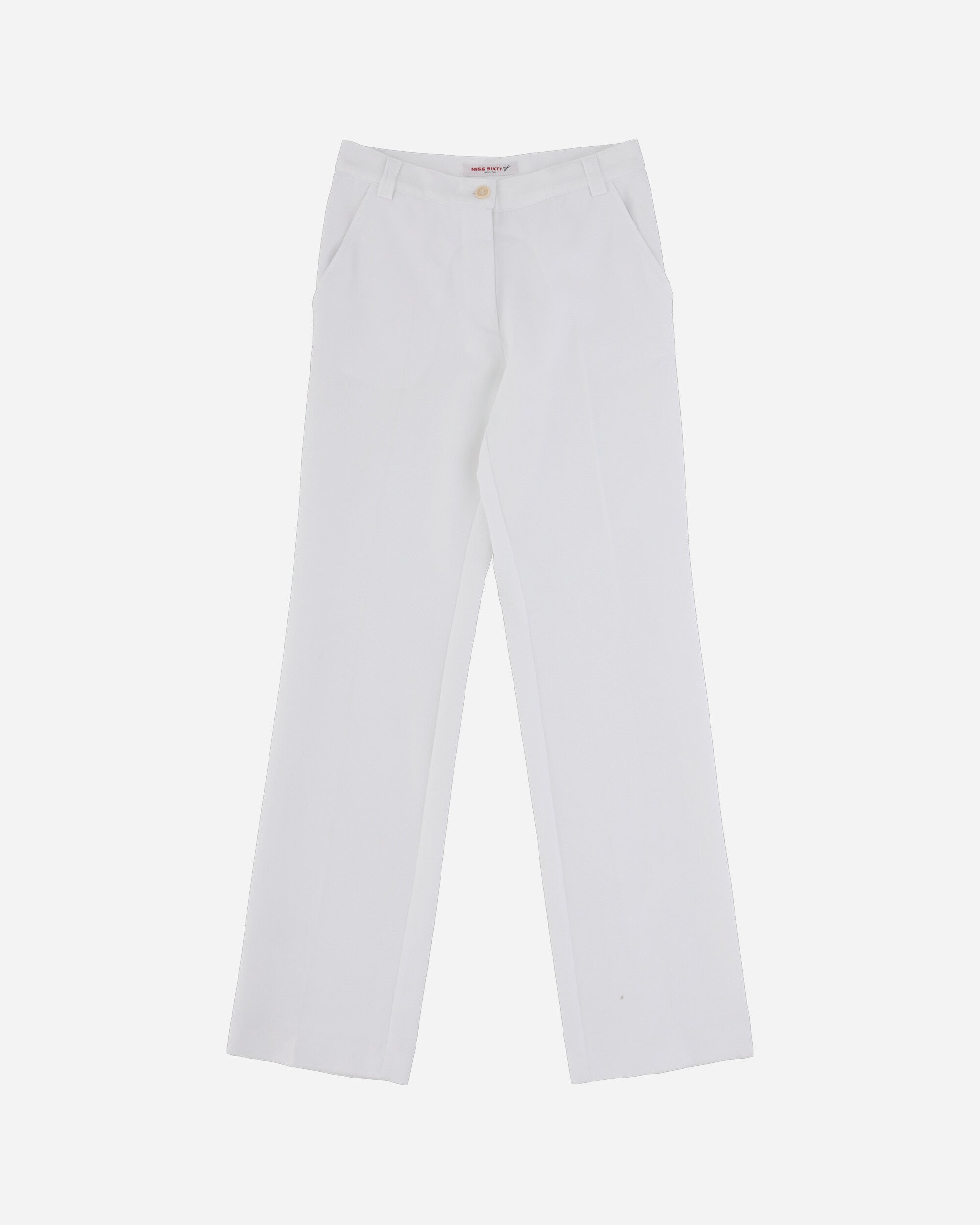 Pezze Vintage Wmns Miss Sixty Deadstock White Trousers White Pants Trousers 0672434 1