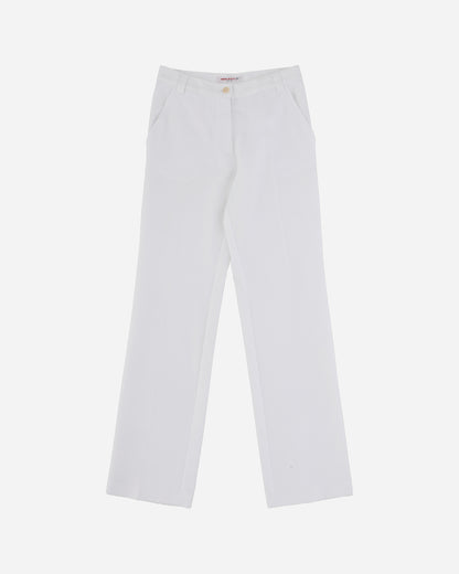 Pezze Vintage Wmns Miss Sixty Deadstock White Trousers White Pants Trousers 0672434 1