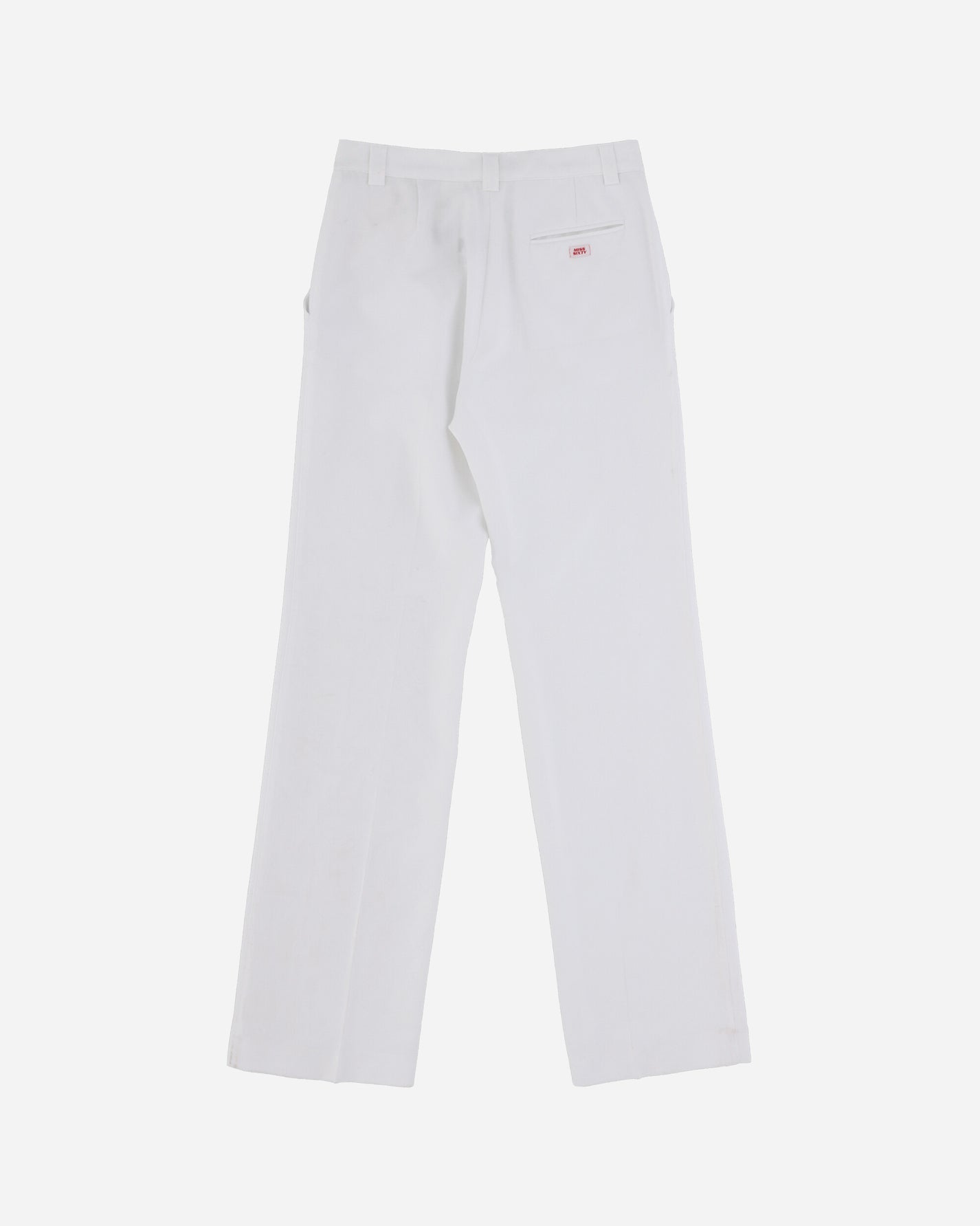 Pezze Vintage Wmns Miss Sixty Deadstock White Trousers White Pants Trousers 0672434 1