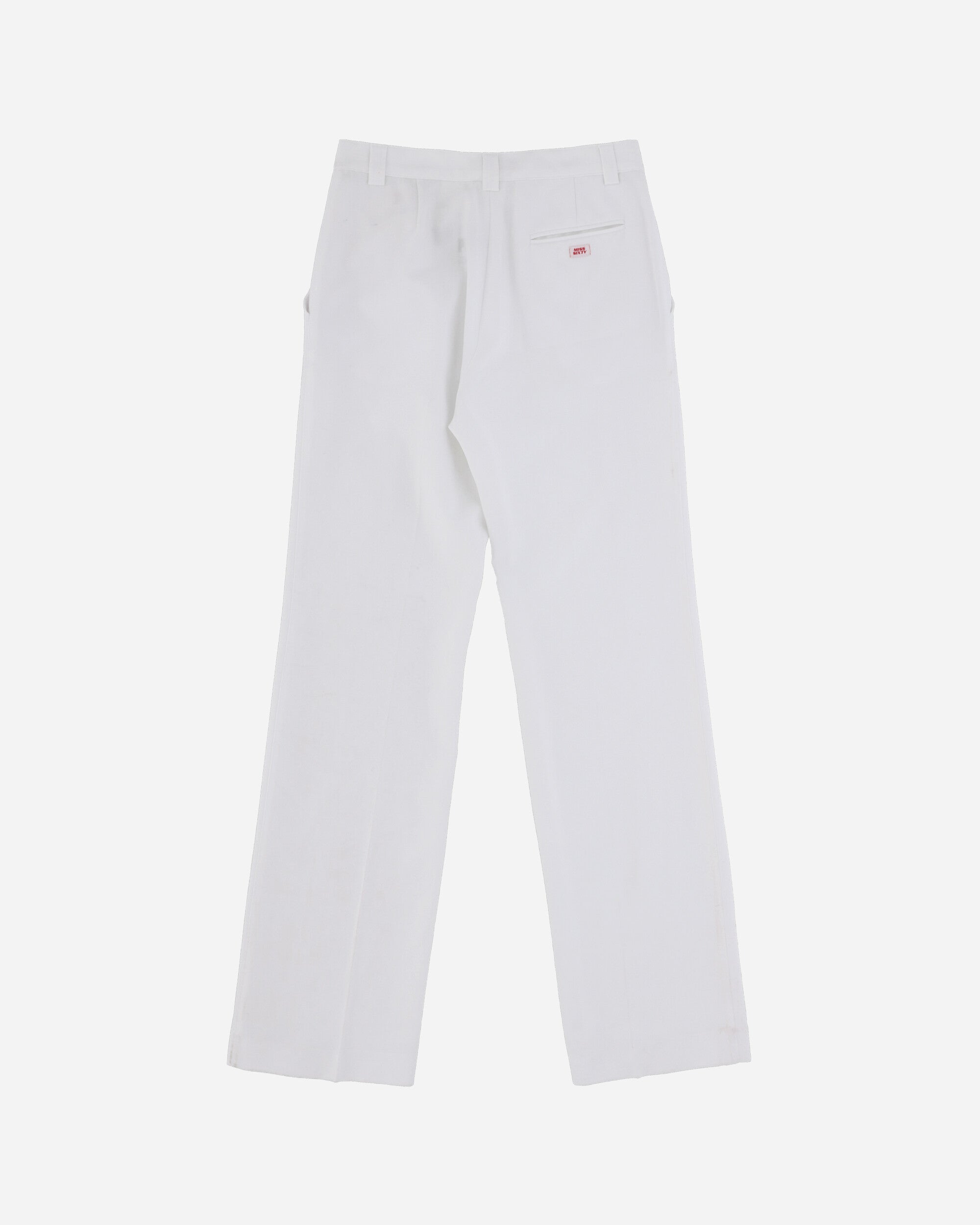 Pezze Vintage Wmns Miss Sixty Deadstock White Trousers White Pants Trousers 0672434 1