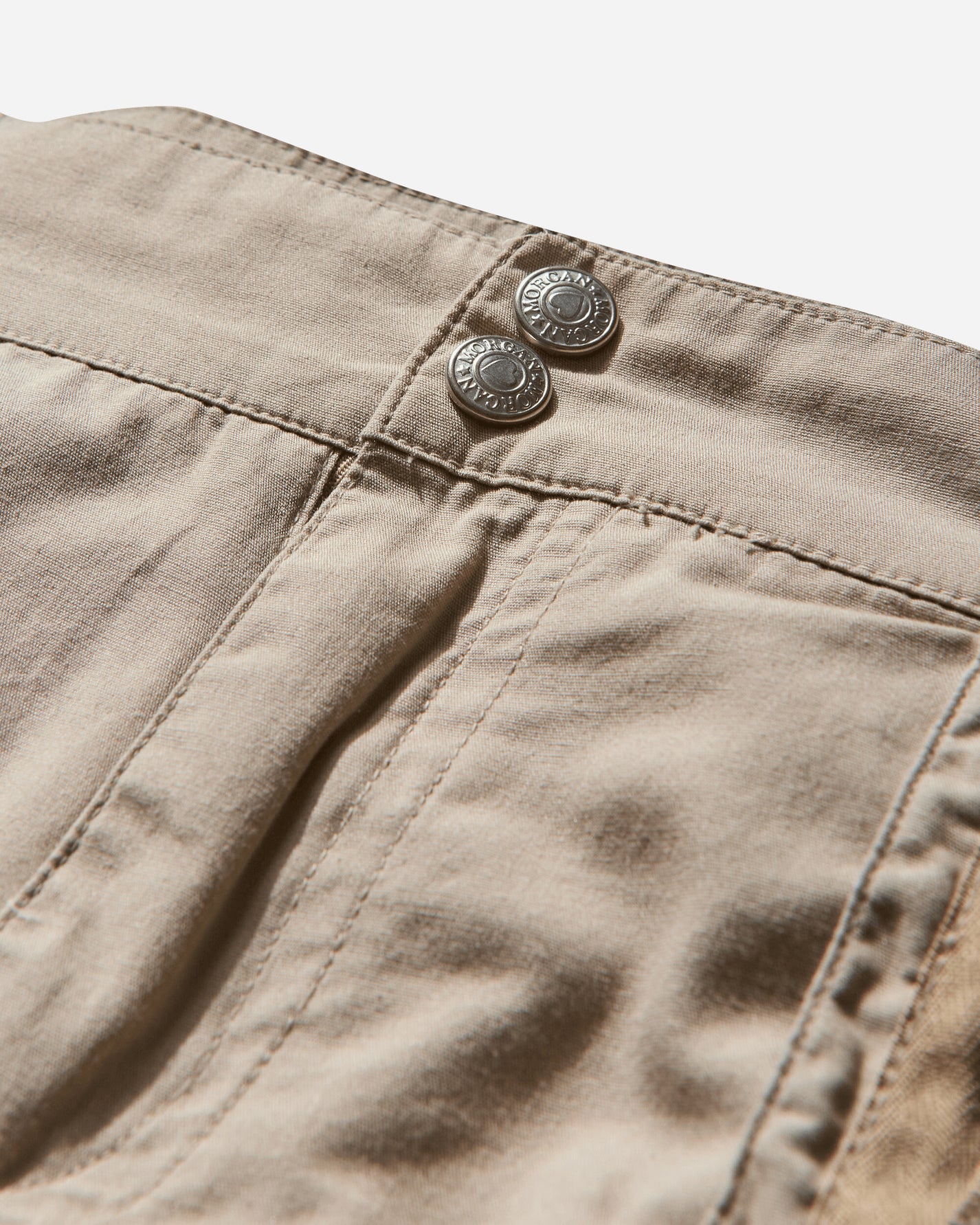 Pezze Vintage Wmns Morgan Cotton Beige Trousers Beige Pants Trousers 0672423 1