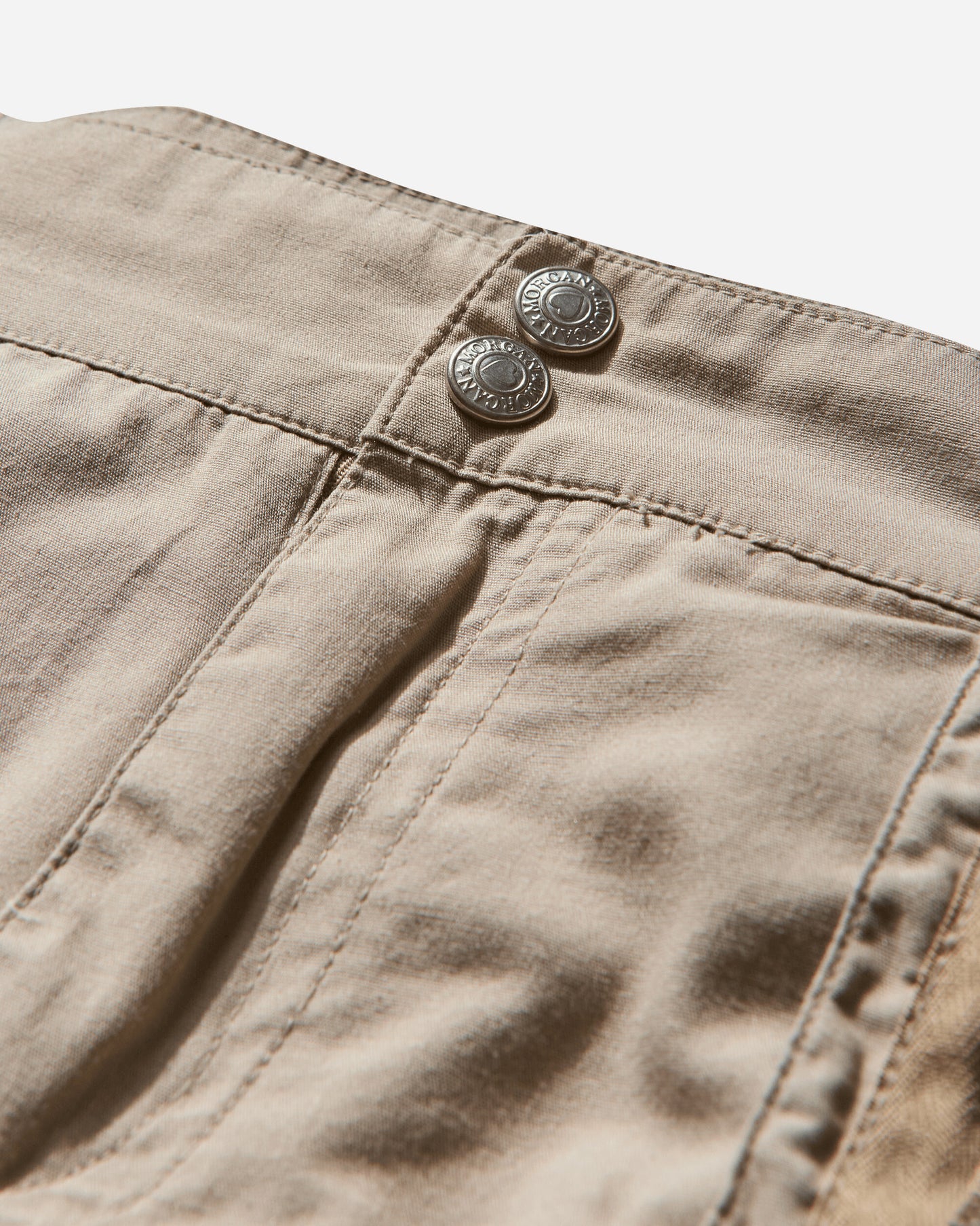 Pezze Vintage Wmns Morgan Cotton Beige Trousers Beige Pants Trousers 0672423 1