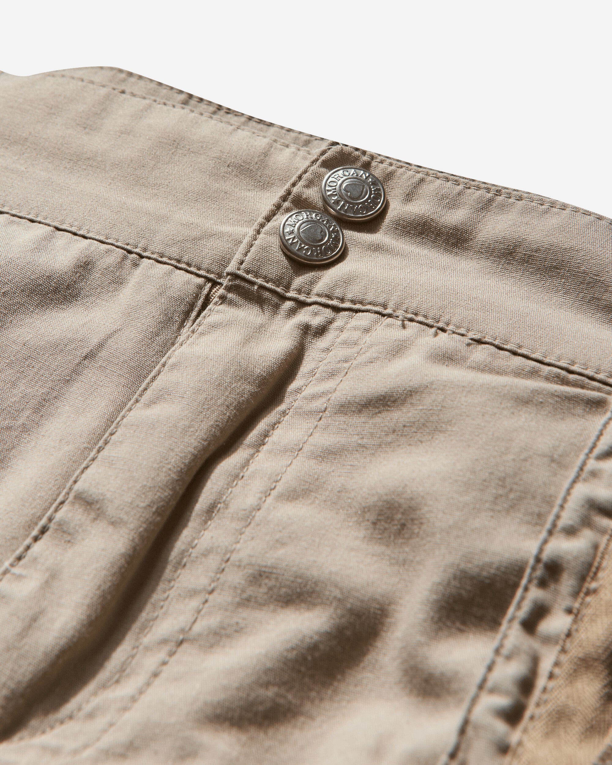 Pezze Vintage Wmns Morgan Cotton Beige Trousers Beige Pants Trousers 0672423 1