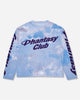 Phantasy Club Halcyon LS Mesh Top Sky Light Blue T-Shirts Top WBMW075JY42 BLU0004