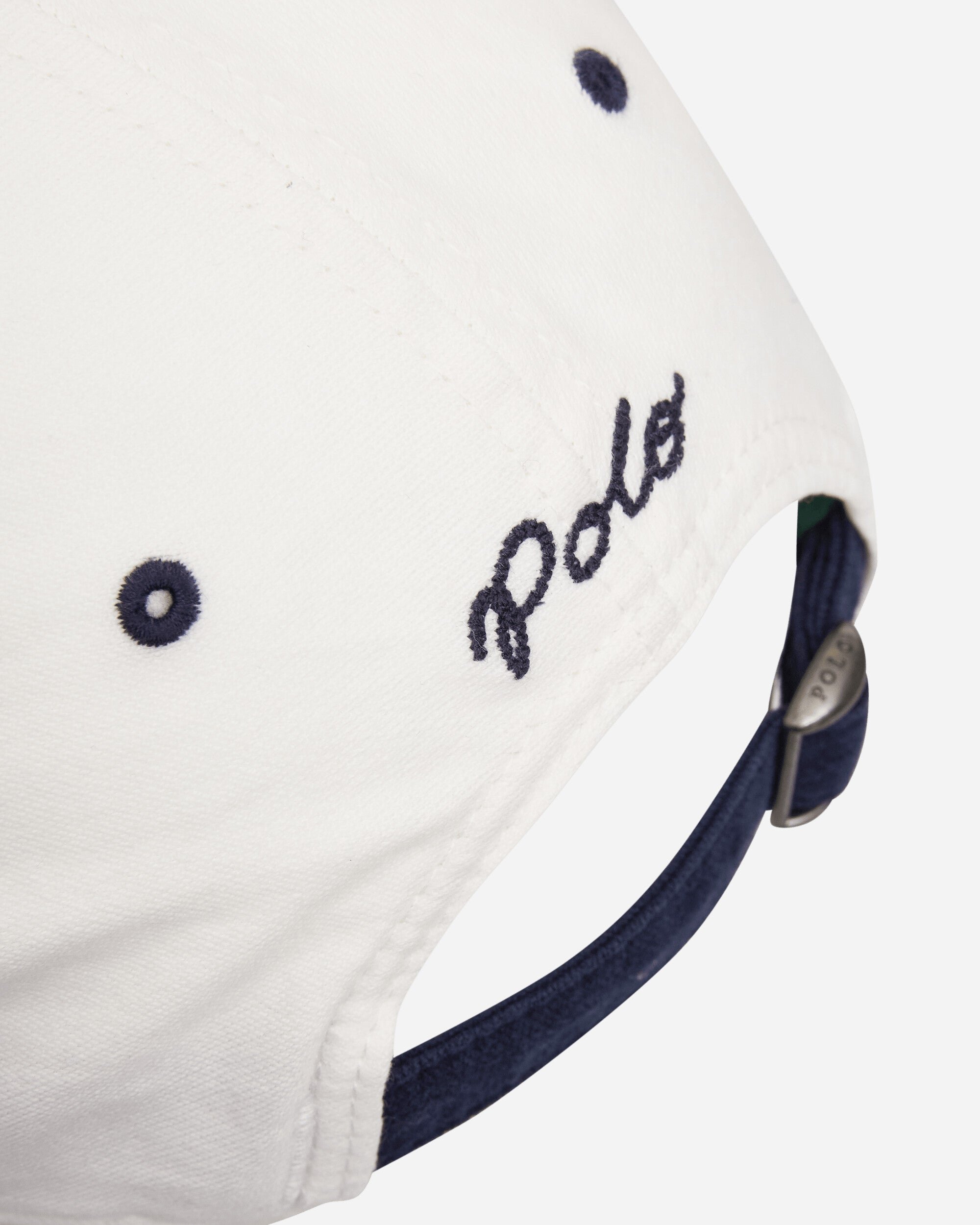 Polo Ralph Lauren Auth Bball H Cap Hat White/Navy Hats Caps H-CAP-HAT WHTNVY