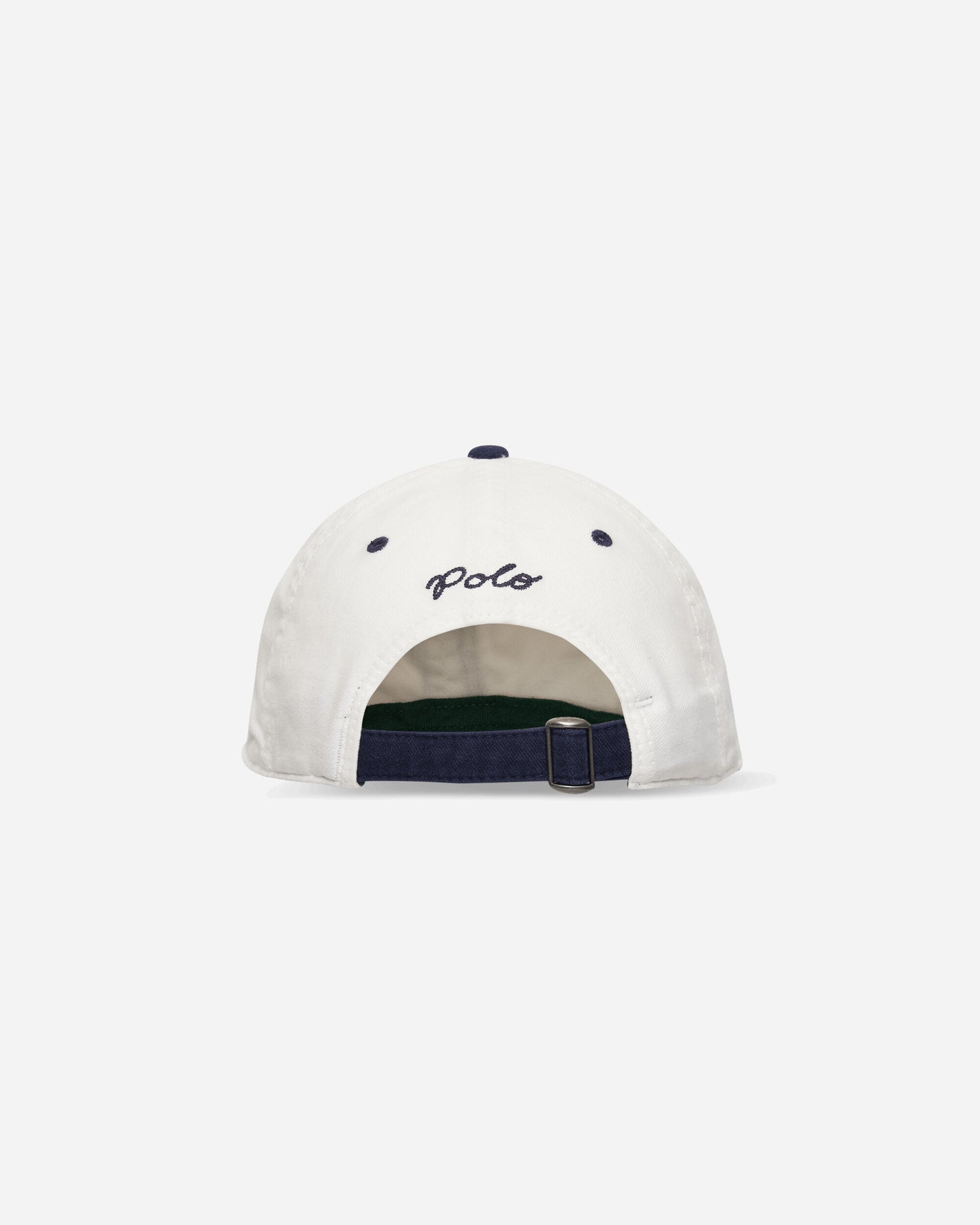 Polo Ralph Lauren Auth Bball H Cap Hat White/Navy Hats Caps H-CAP-HAT WHTNVY