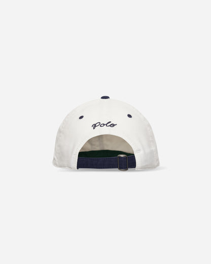 Polo Ralph Lauren Auth Bball H Cap Hat White/Navy Hats Caps H-CAP-HAT WHTNVY