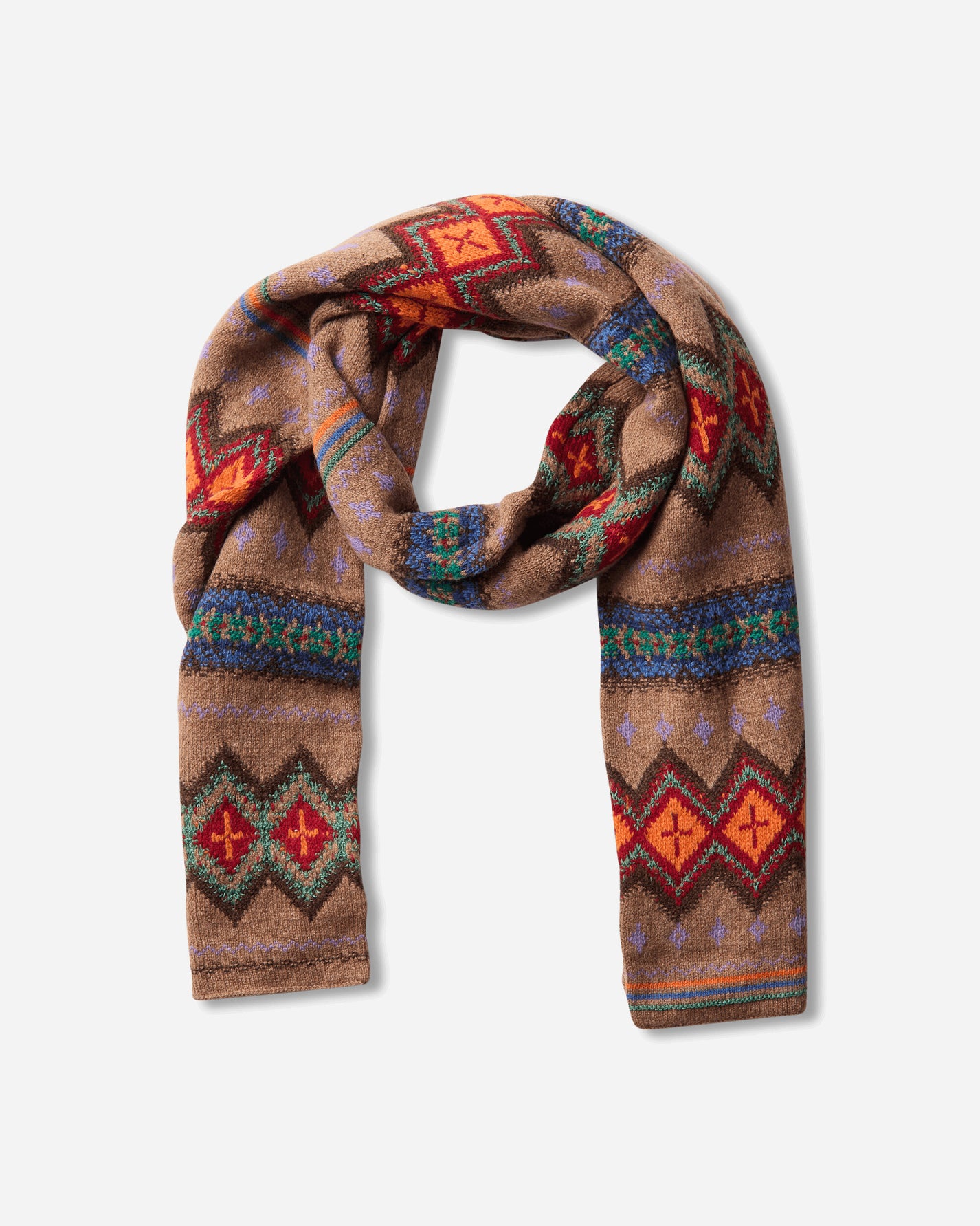 Polo Ralph Lauren Txt Geo Scf Scarf Natural Multi Gloves and Scarves Scarves and Warmneck 449P20252001 NATMULTI