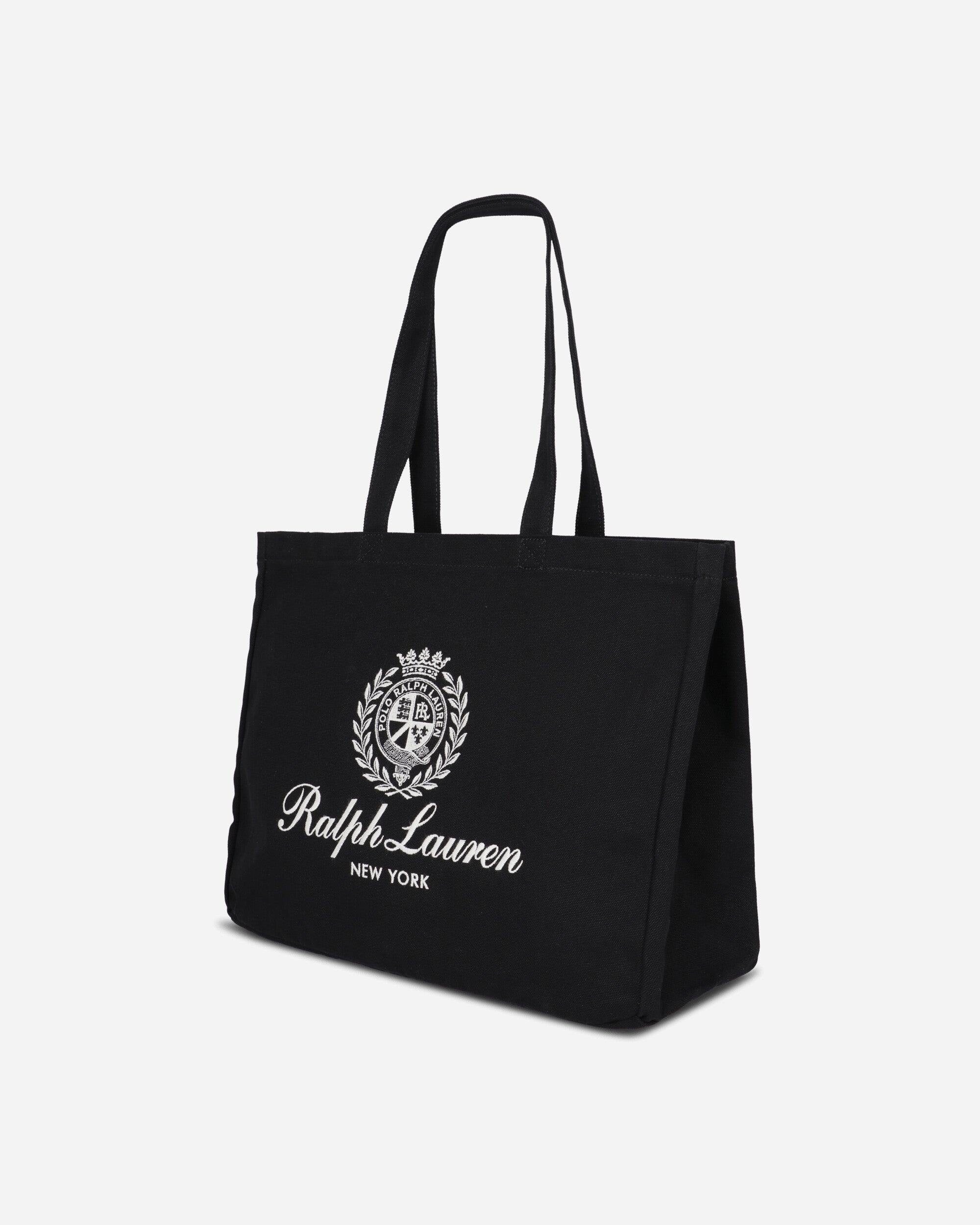 Polo Ralph Lauren Logo Tote Tote Large Black Bags and Backpacks Tote Bags 405P16989002 BLACK