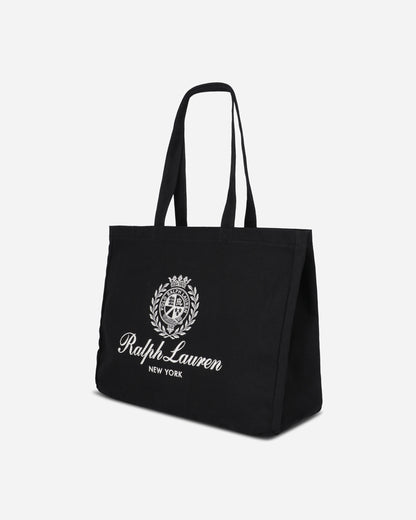 Polo Ralph Lauren Logo Tote Tote Large Black Bags and Backpacks Tote Bags 405P16989002 BLACK
