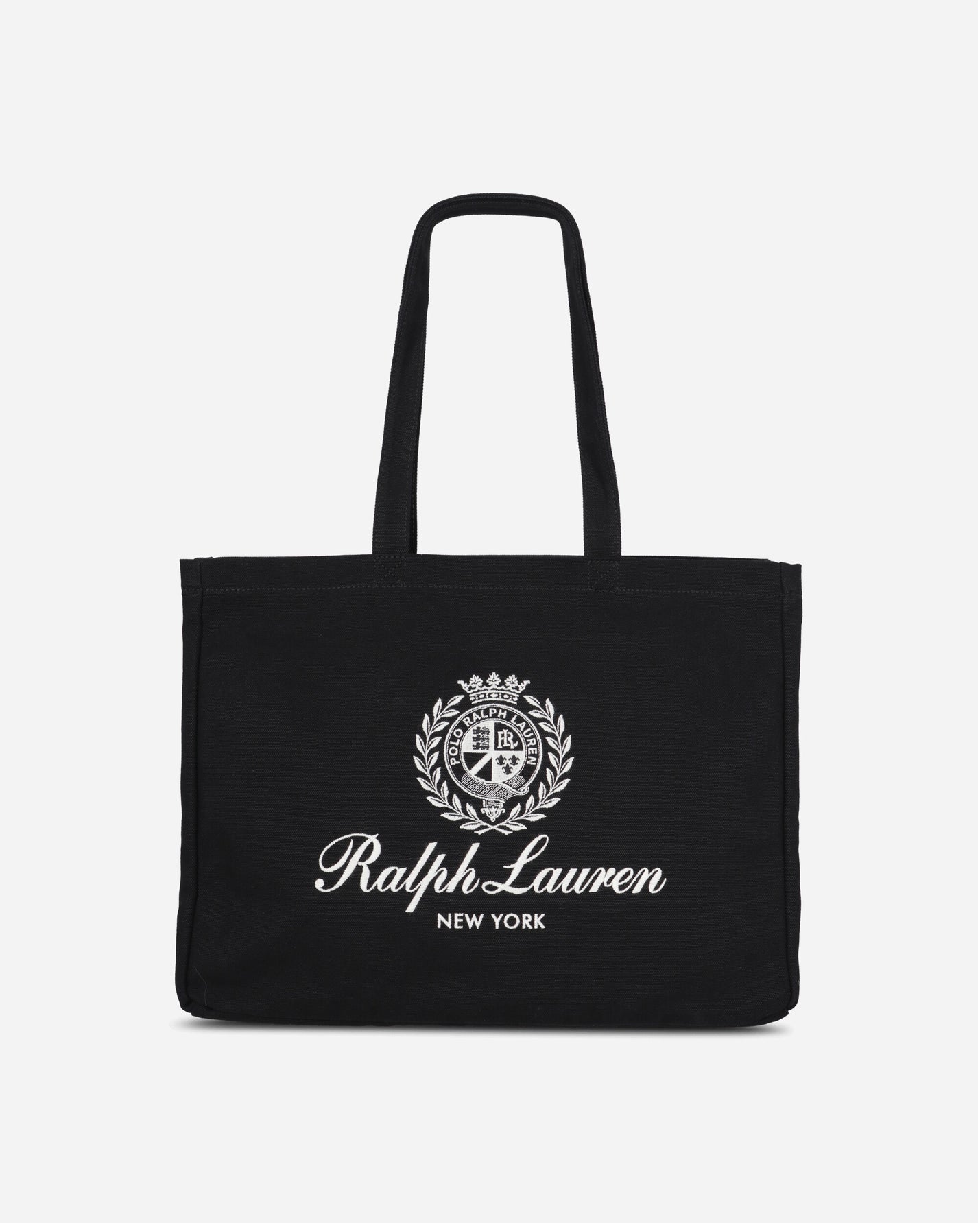 Polo Ralph Lauren Logo Tote Tote Large Black Bags and Backpacks Tote Bags 405P16989002 BLACK