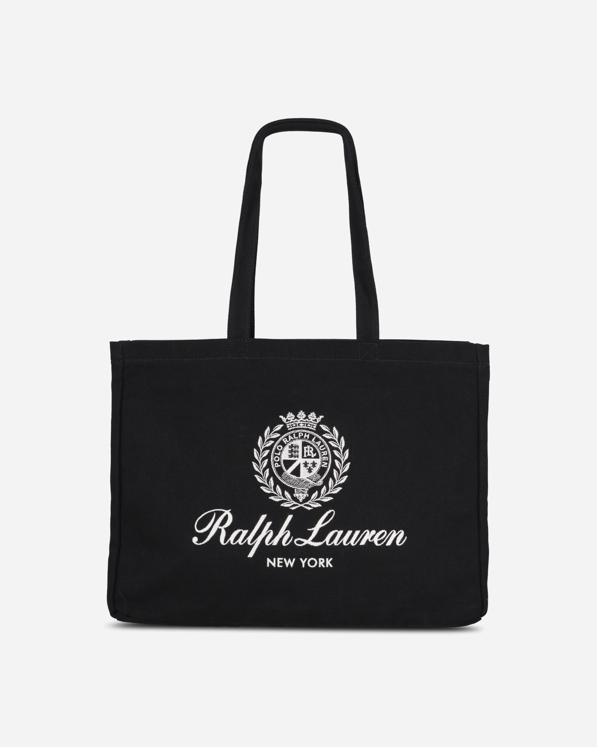 Polo Ralph Lauren Logo Tote Tote Large Black Bags and Backpacks Tote Bags 405P16989002 BLACK