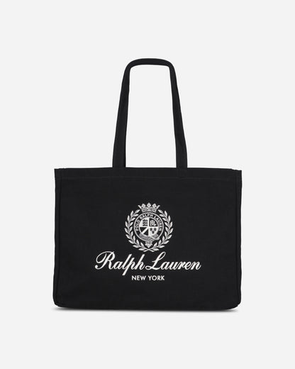 Polo Ralph Lauren Logo Tote Tote Large Black Bags and Backpacks Tote Bags 405P16989002 BLACK